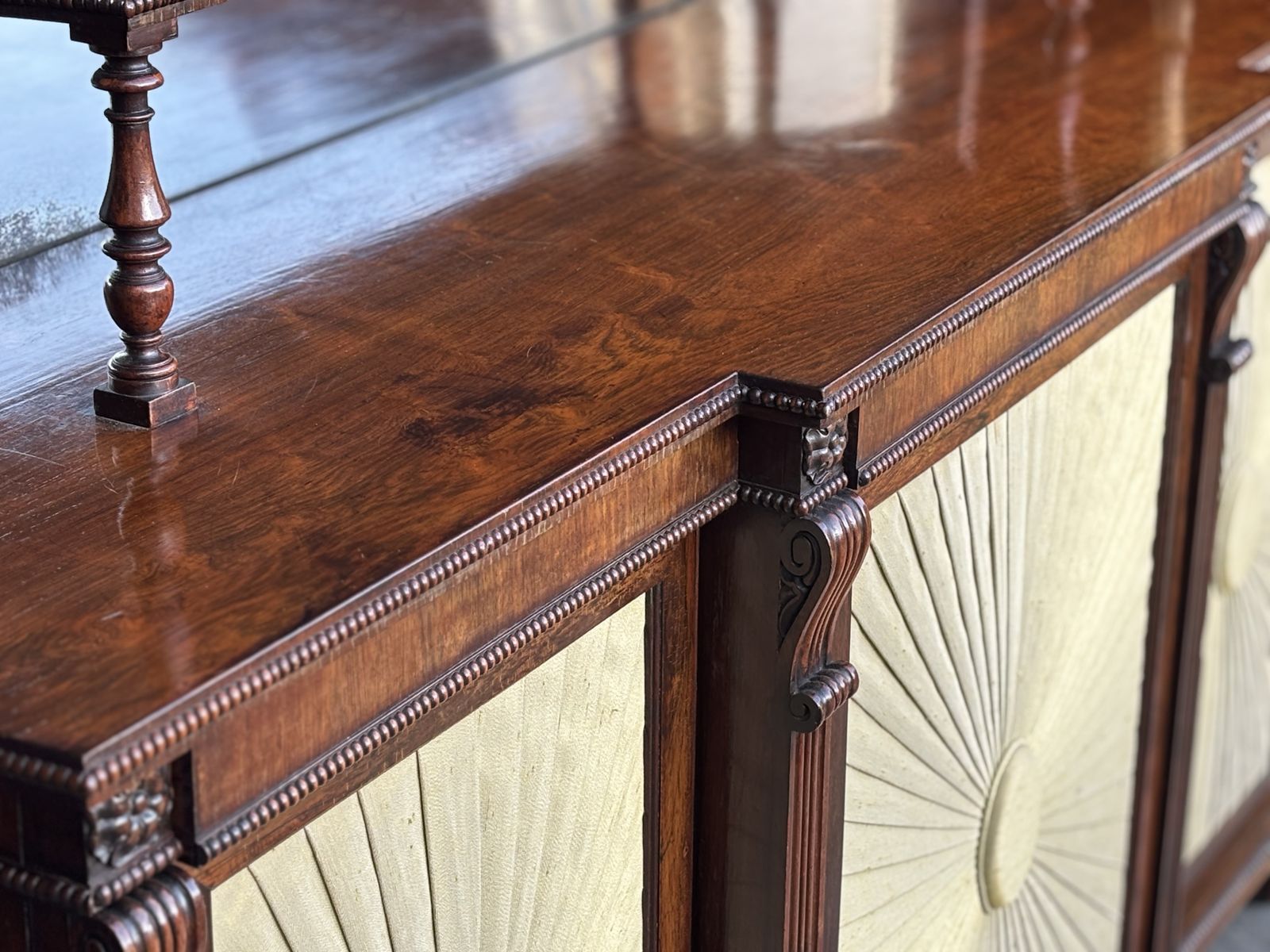 photo furniture Early 19th Century Regency Period Rosewood Chiffonier Attributed To Gillows