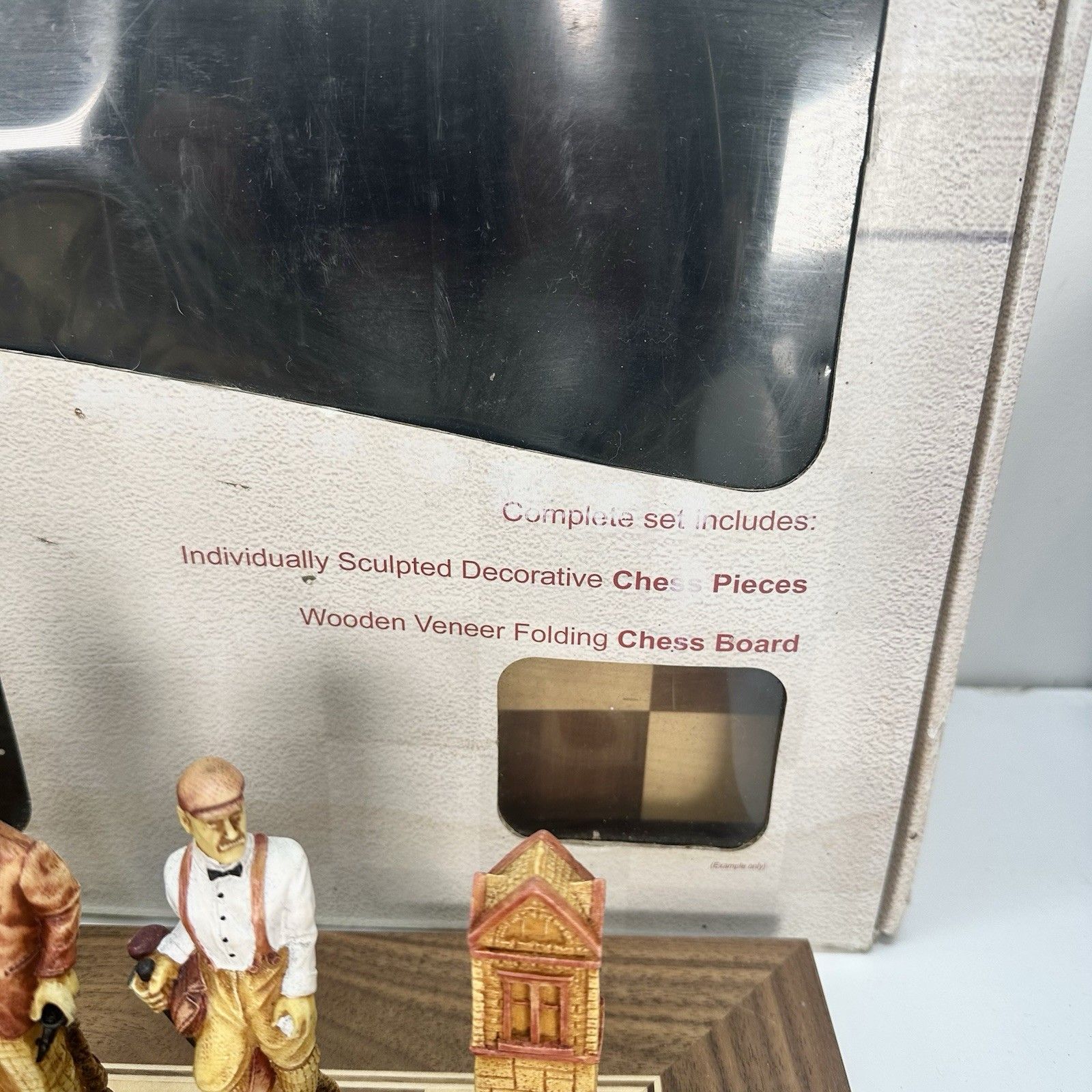 photo for sale Sac Studio Anne Carlton History Of Golf Chess Set 5” King Hand Painted W/ Board