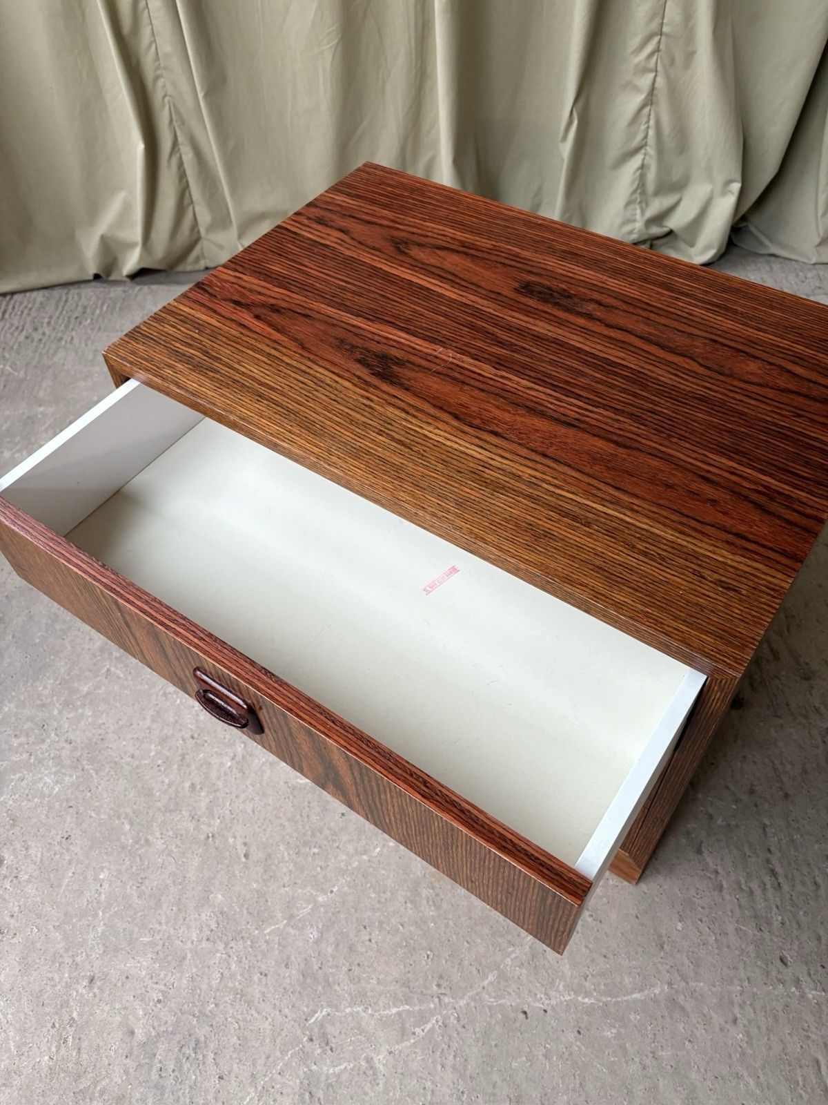 Vtg Mid Century Compact Rosewood Drawers Bedside Scandi Danish Retro R988 photo vintage
