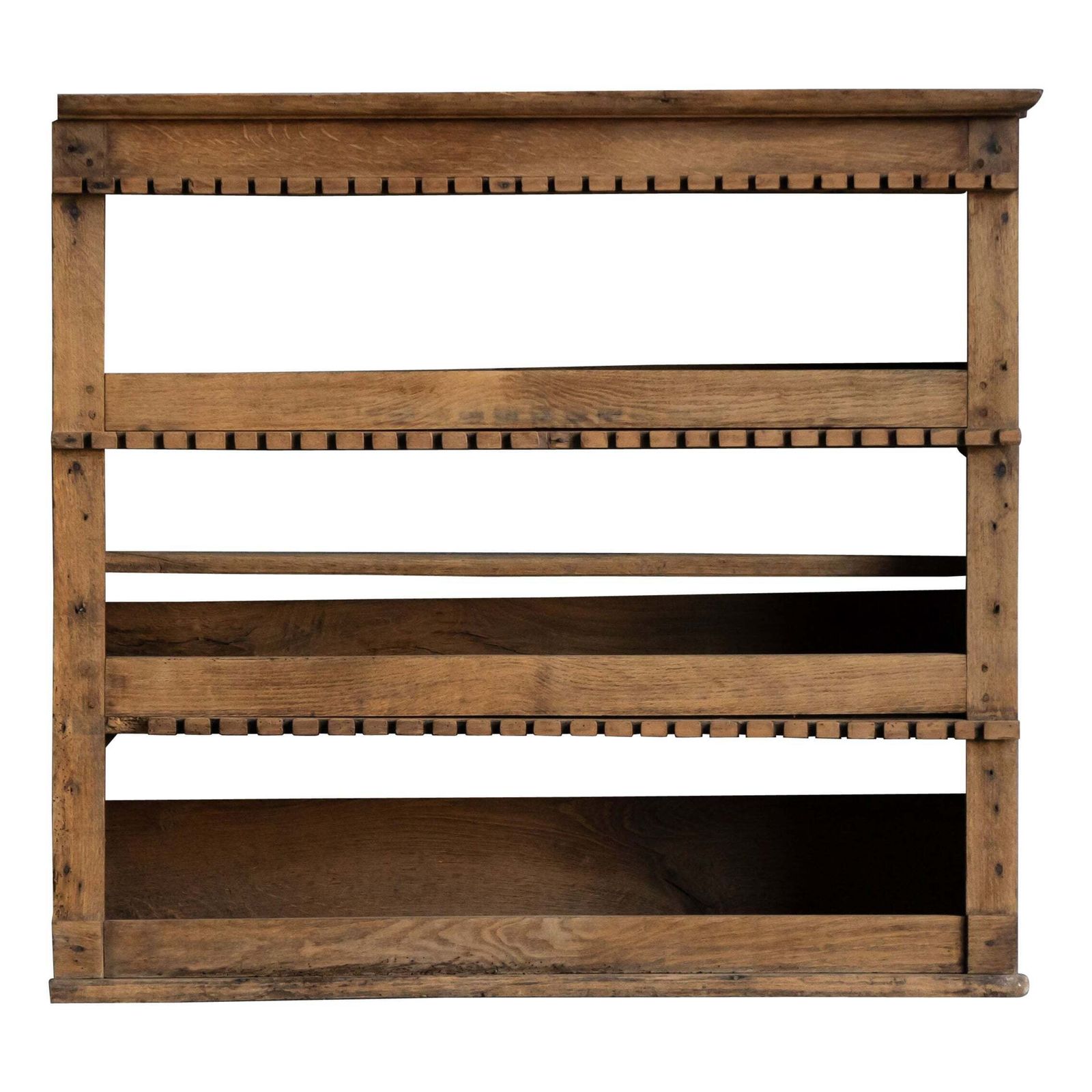 Rustic Art Populaire Wall Mounted Shelf, France, 19th Century