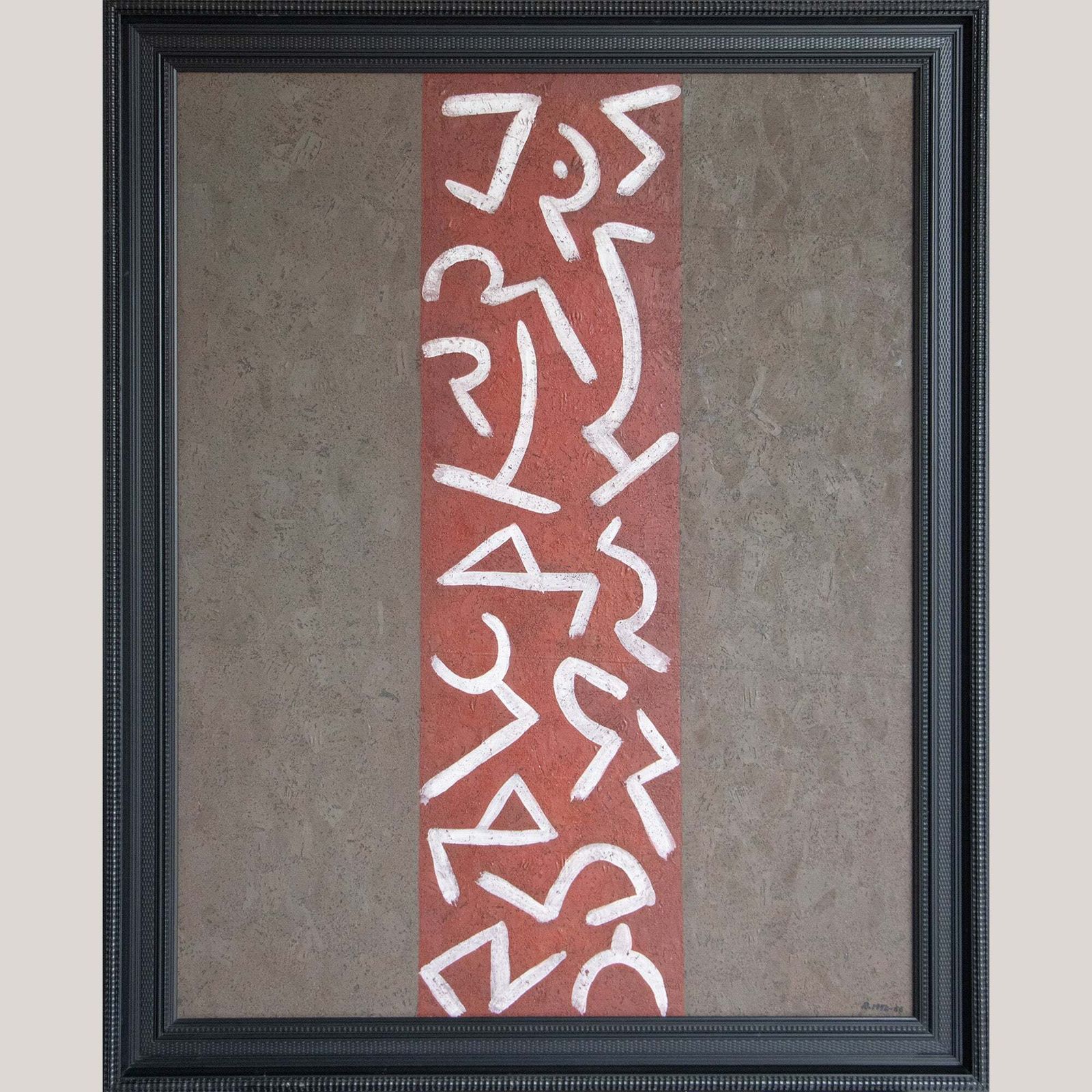 Abstracte Symbolische Compositie – Manuel Rufi Gibert photo for sale