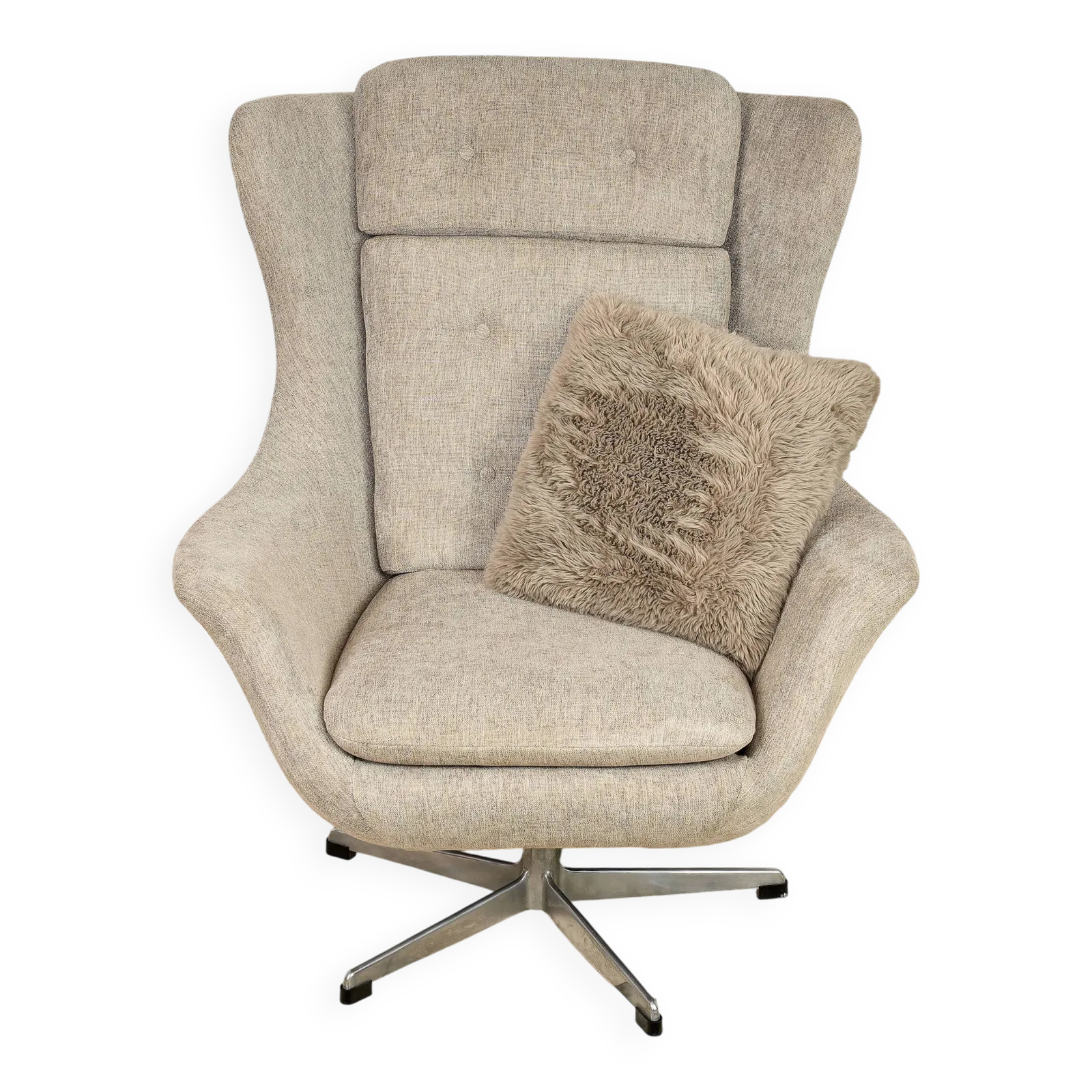 Ushak Swivel Chair By Up Zavody 1960s Czechoslovakia photo furniture