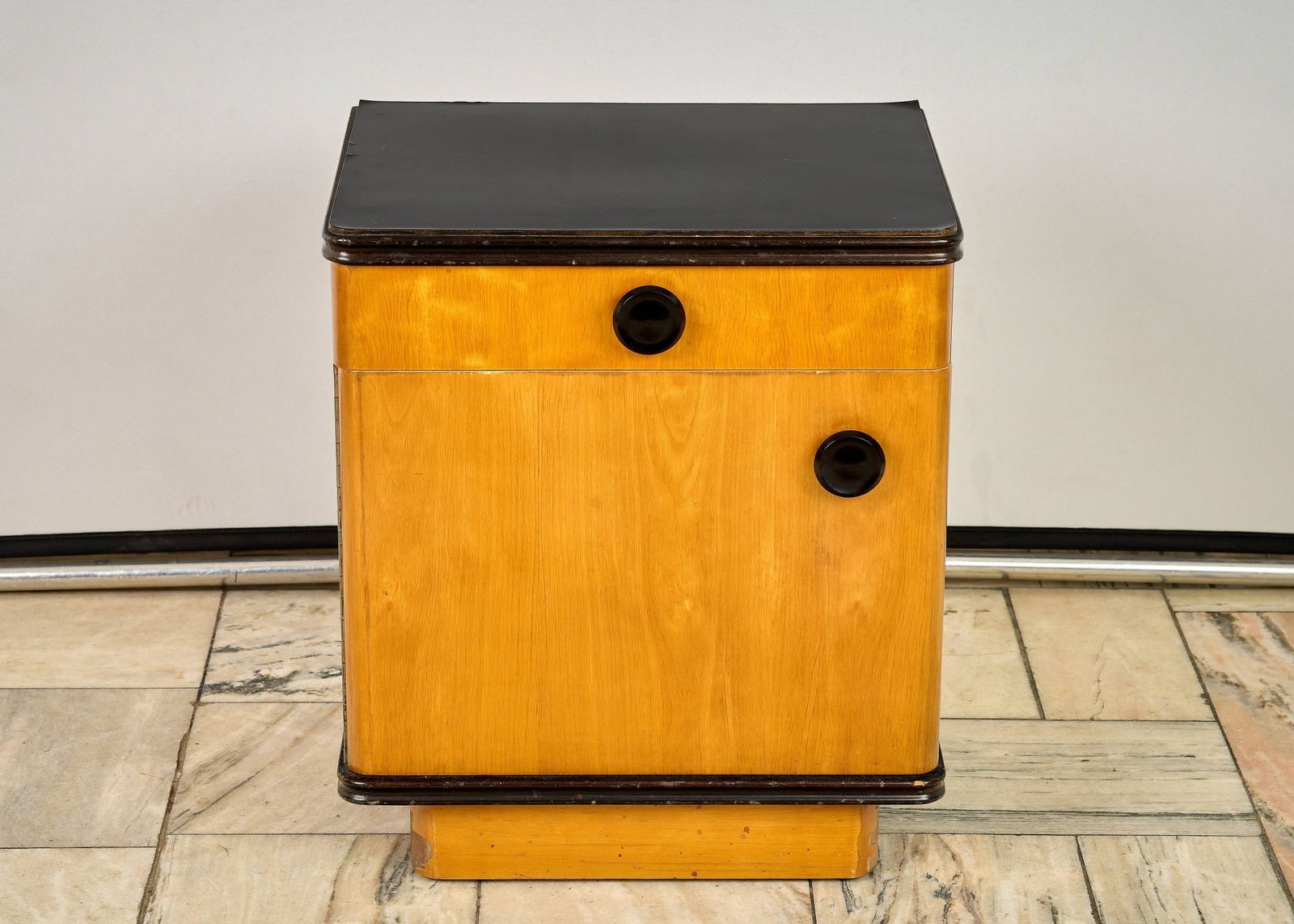 200.0 Mid Century Nightstand By Jindrich Halabala For Up Zavody photo