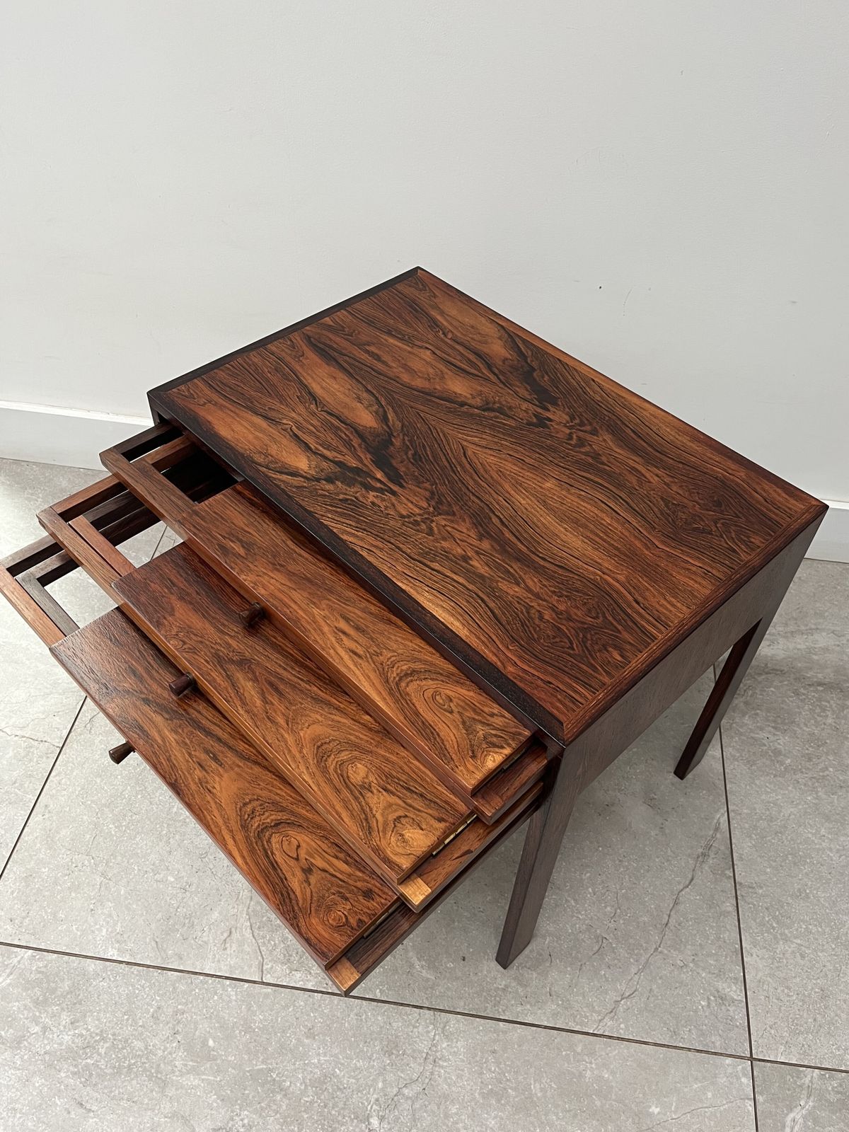 Illum Wikkelso Nest Of Tables For Silkeborg photo vintage