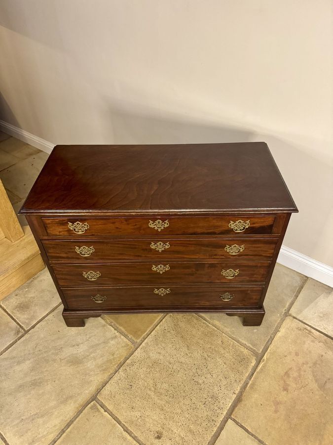 Excellent Quality Antique George III Mahogany Gentleman's Chest photo for sale