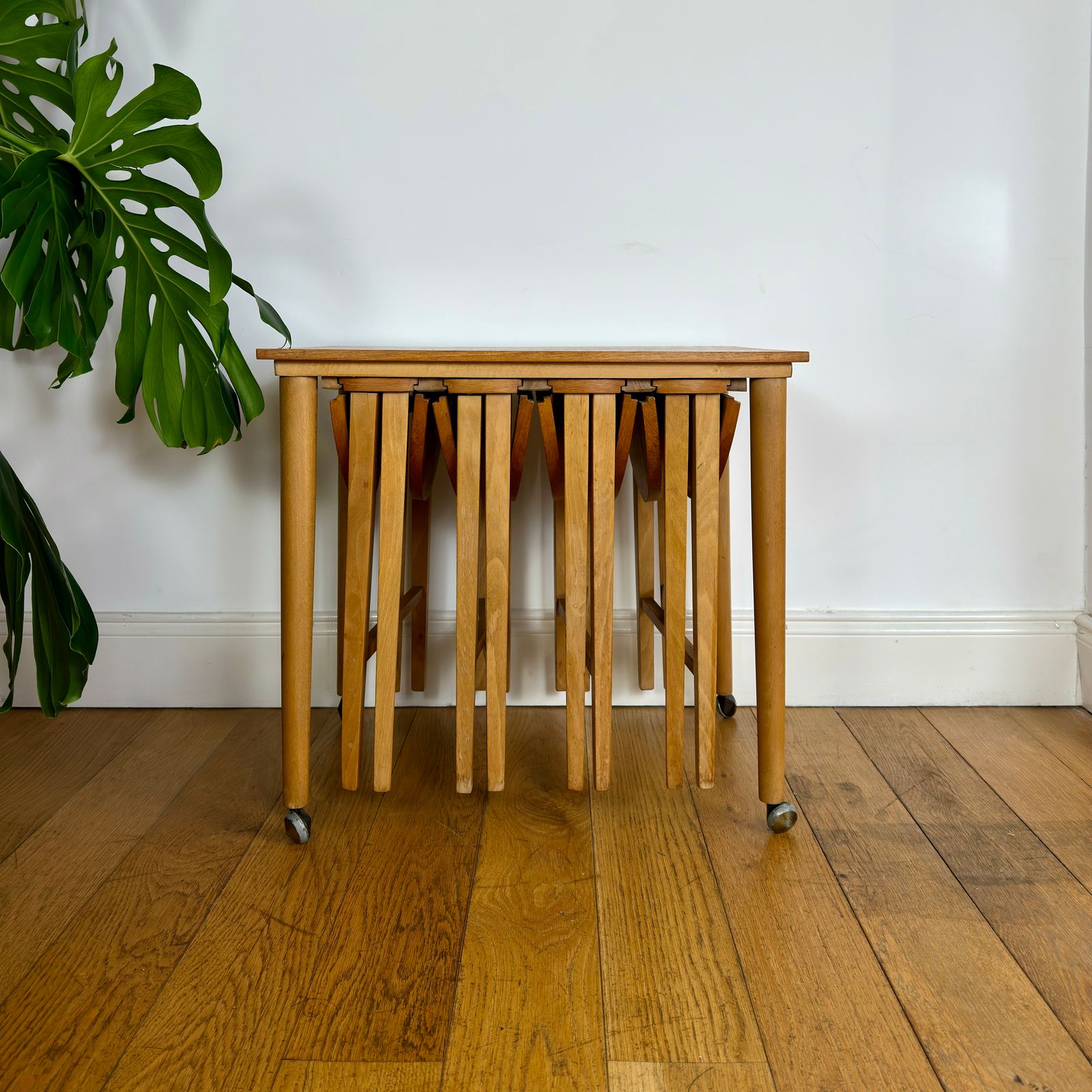 Mid Century Danish Teak Nest Of Tables By Poul Hundevad photo 219.0