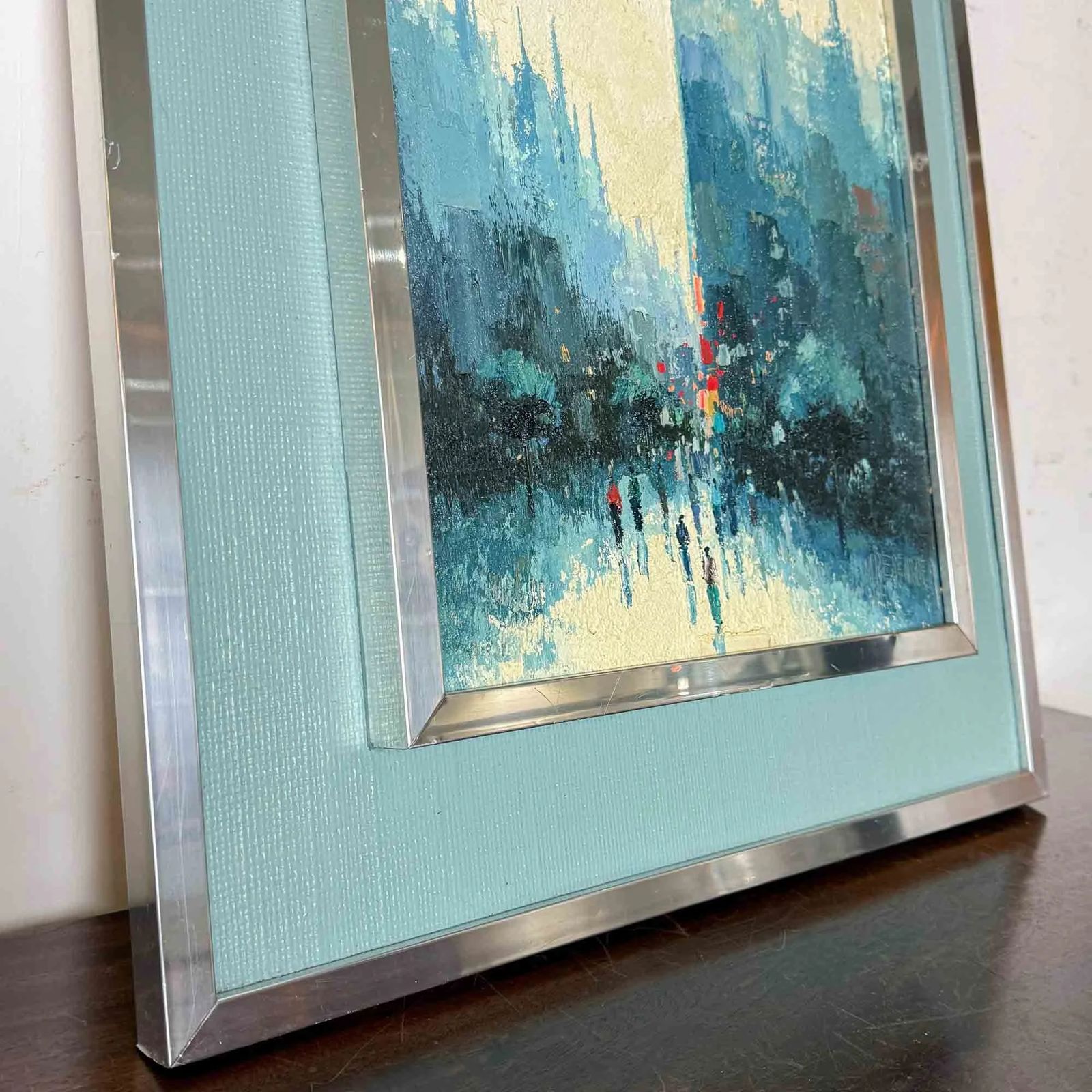 Cityscape Oil Painting, Signed M Berenguer photo 99.0