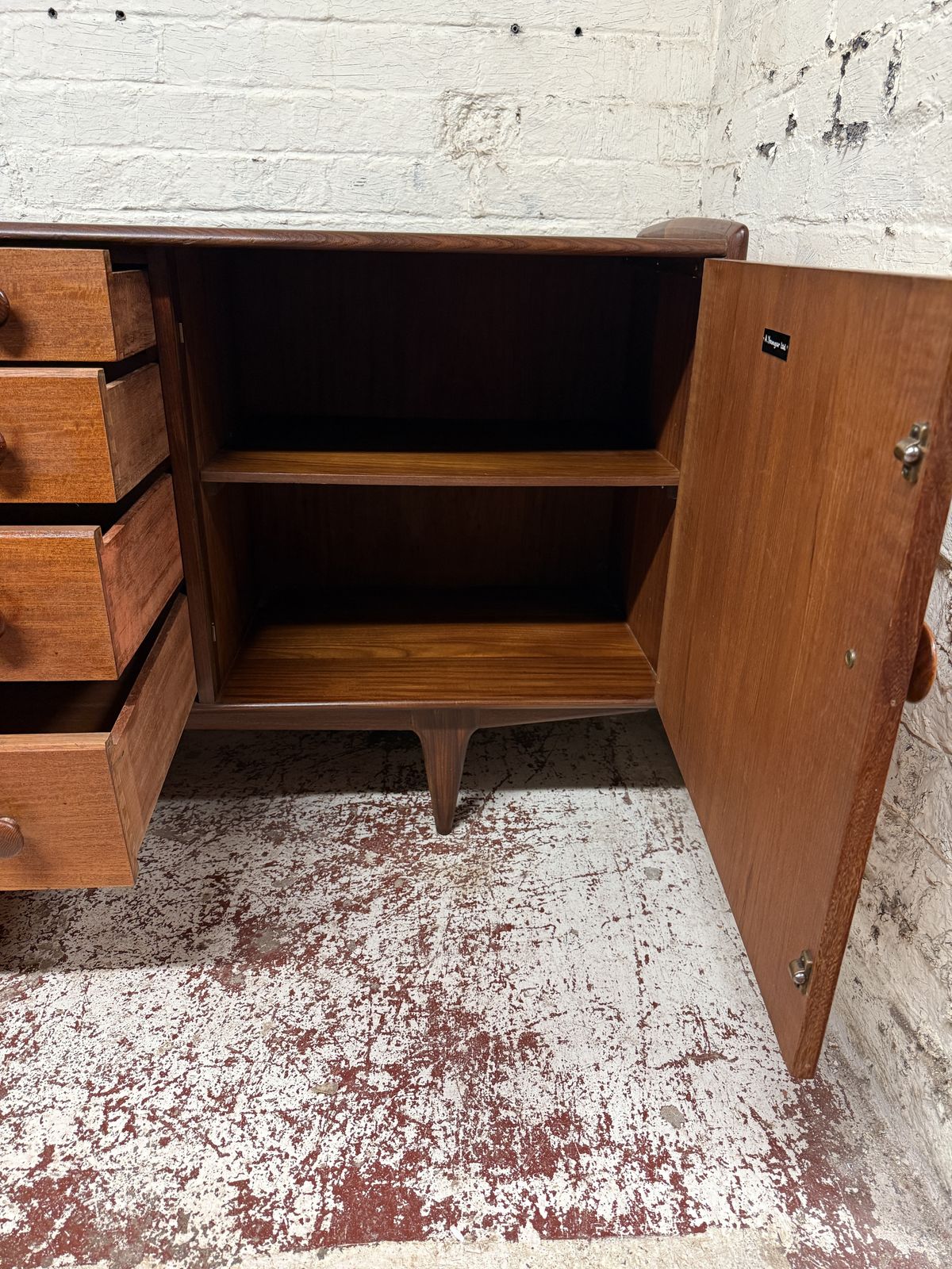 Mid Century A. Younger Furniture Company Ltd High Quality Teak Sideboard photo vinterior