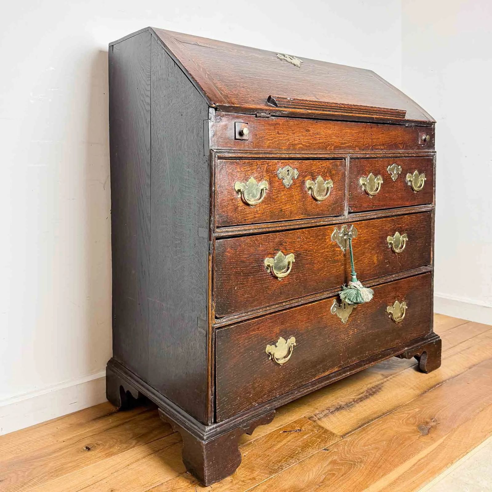 17th Century Vernacular Oak Bureau photo Furniture