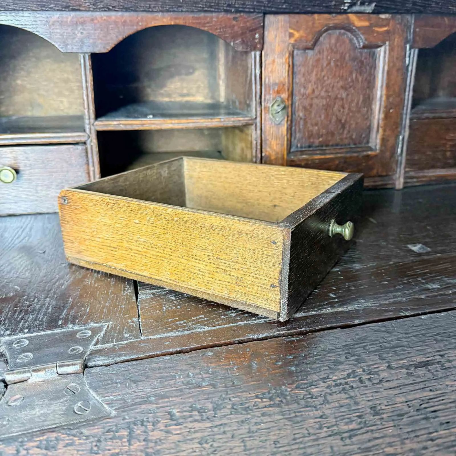 photo for sale 17th Century Vernacular Oak Bureau