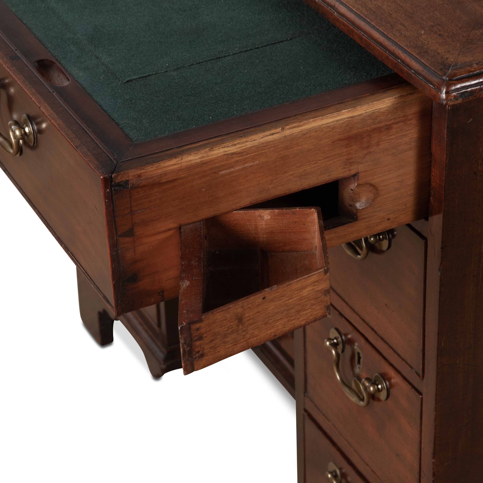 C18th Mahogany `Grendy` Kneehole Desk photo for sale