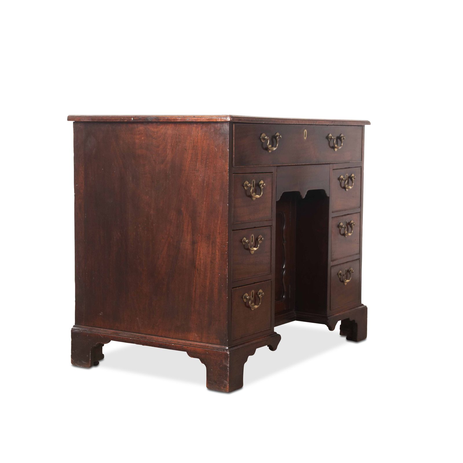 photo furniture C18th Mahogany `Grendy` Kneehole Desk