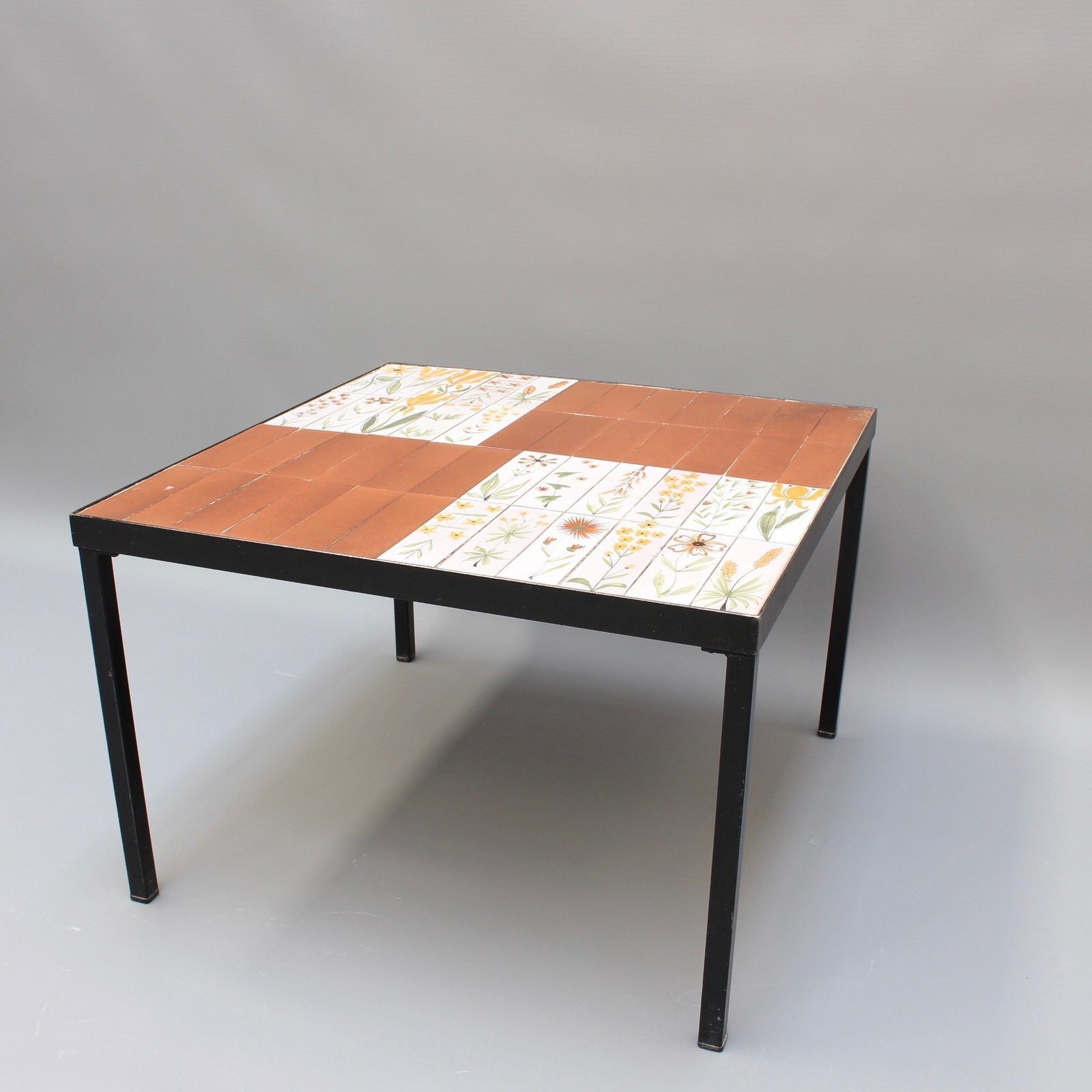 Coffee Table With Decorative Ceramic Tiles By Roger Capron (Circa 1970s) photo furniture