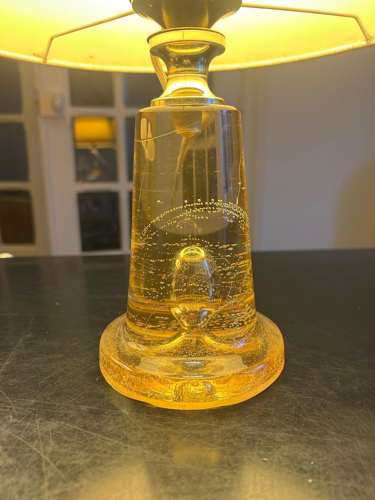 840.0 Pair Of Aro Leuchten Resin Lamps, 1970 photo
