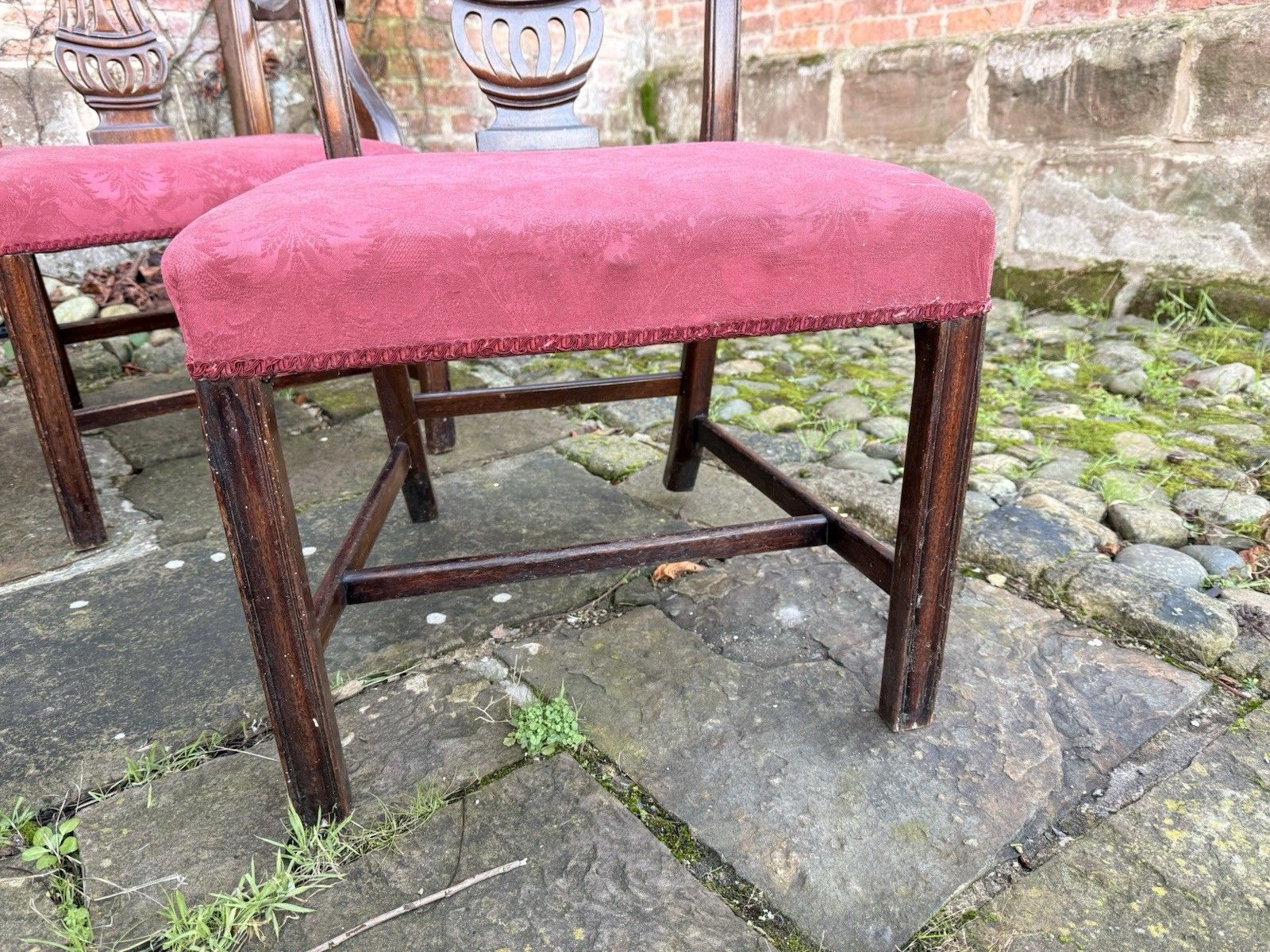 Chippendale Vintage Chairs Elbow Armchairs Diner Chairs X 12 Restoration 20th C photo Furniture