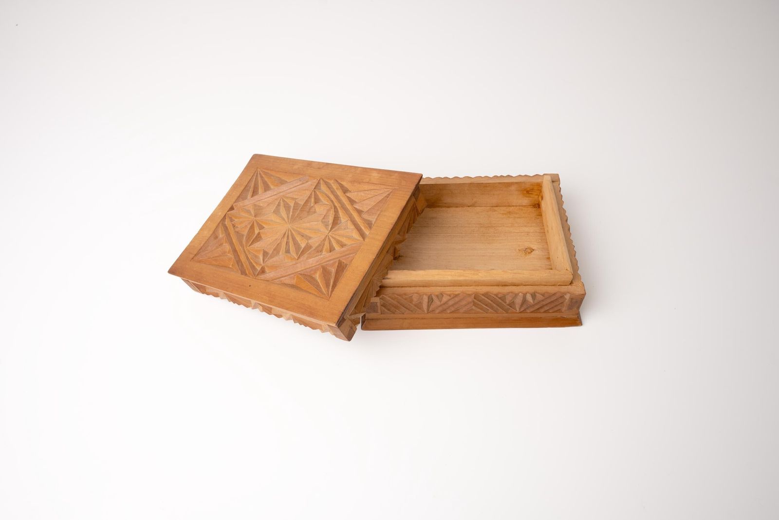 Geometric Wood Box | Vintage Wood Box | Unique Jewellery Box photo 116.0