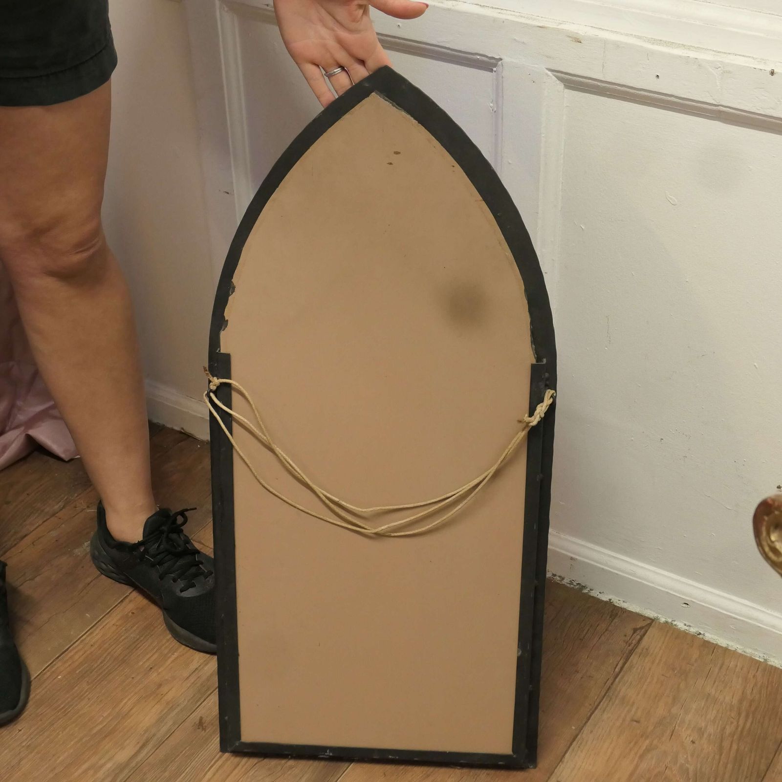Arts And Crafts Gothic Stained Glass Window Mirror A Lovely Piece photo Home Decor