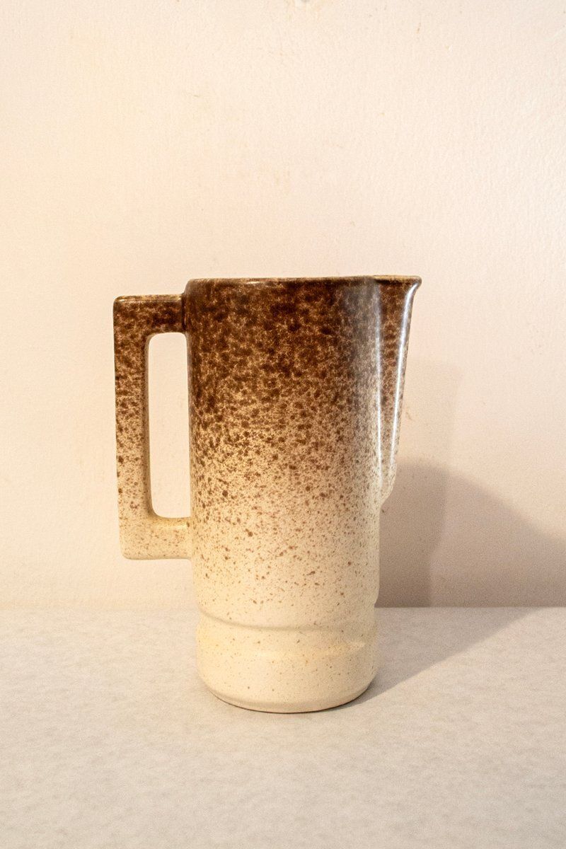 Carafe With Glasses By Albino Reggiori For Società Italiana Ceramica Laveno, 1970s, Set Of 7 photo furniture