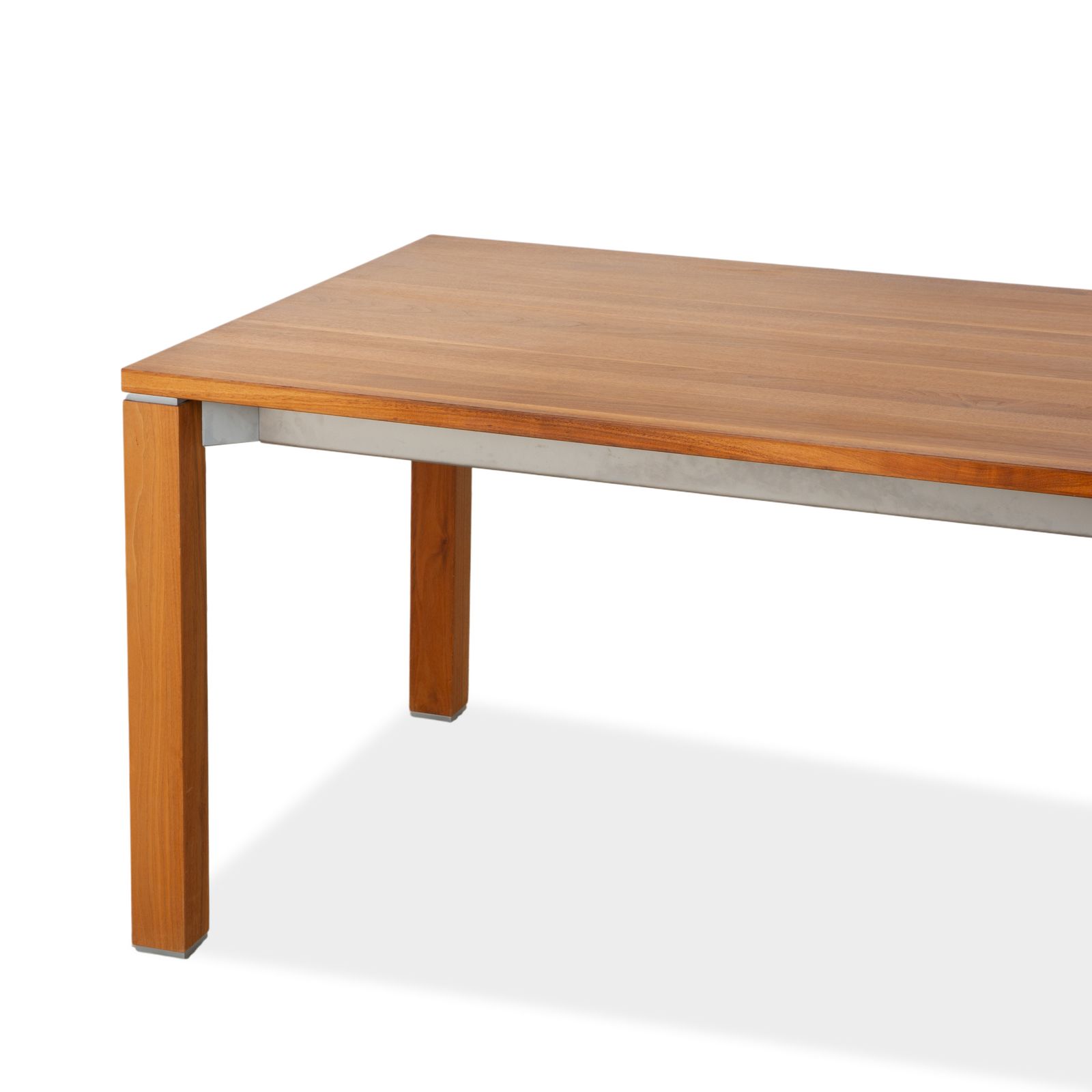 photo furniture Table à manger Team 7 en bois brun extensible