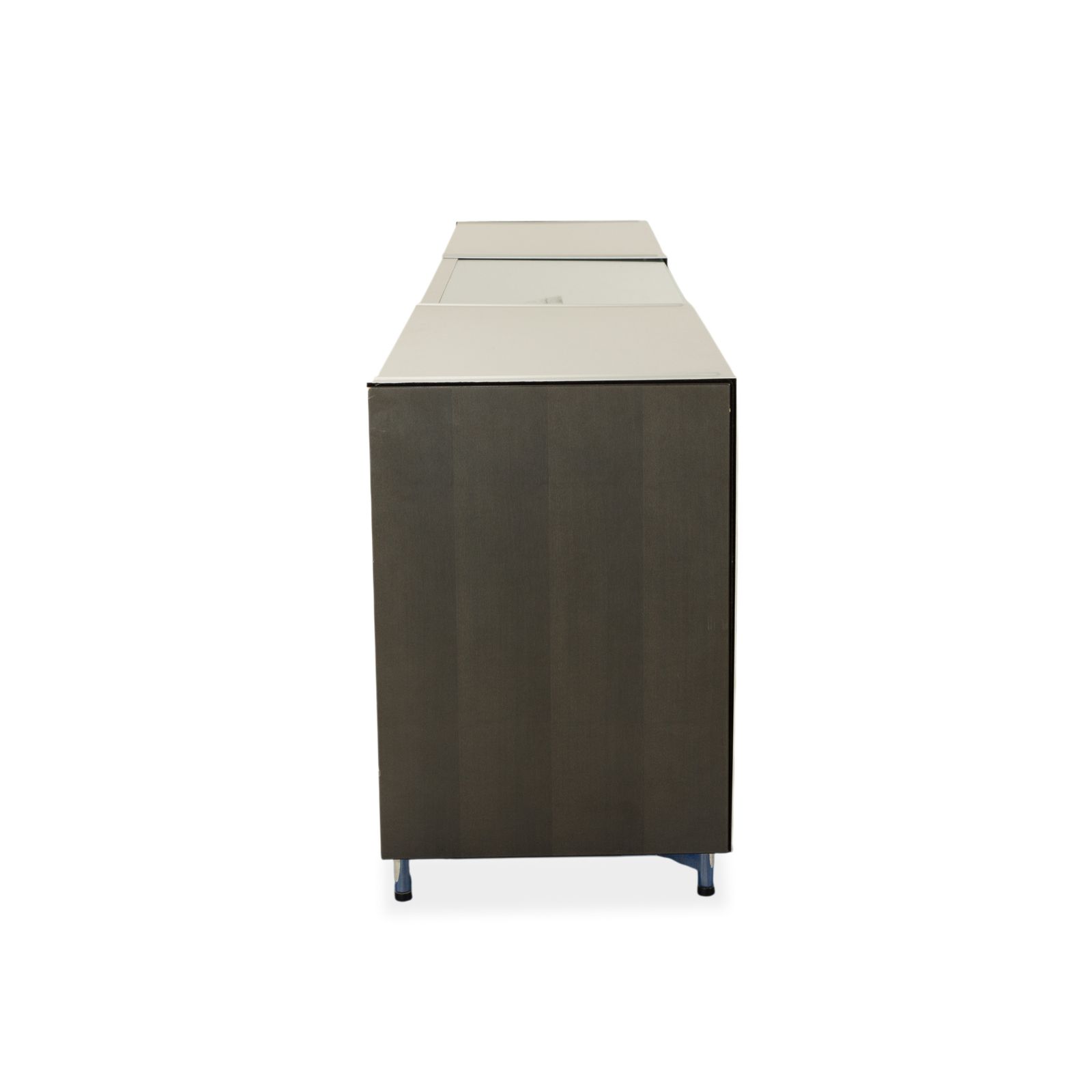 Mobilier Buffet Team by Wellis en métal, verre gris photo