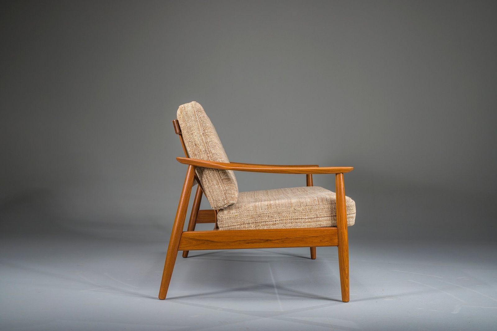 Danish Modern Seating Set In Teak By Arne Vodder For France & Søn, 1960s, Set Of 3 photo vinterior