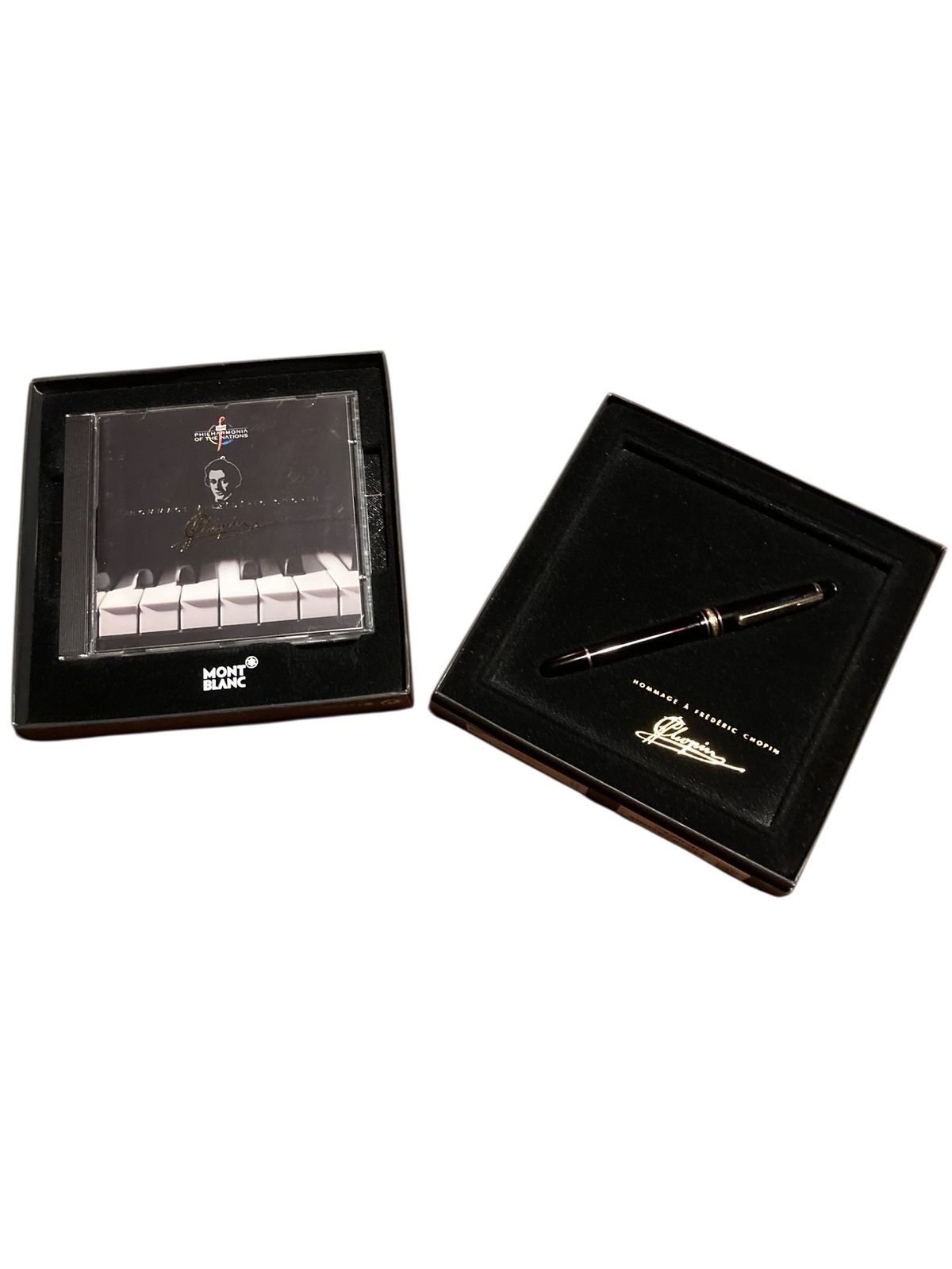 Mont Blanc Fountain Pen And Cd Set Homage To Frederic Chopin photo for sale