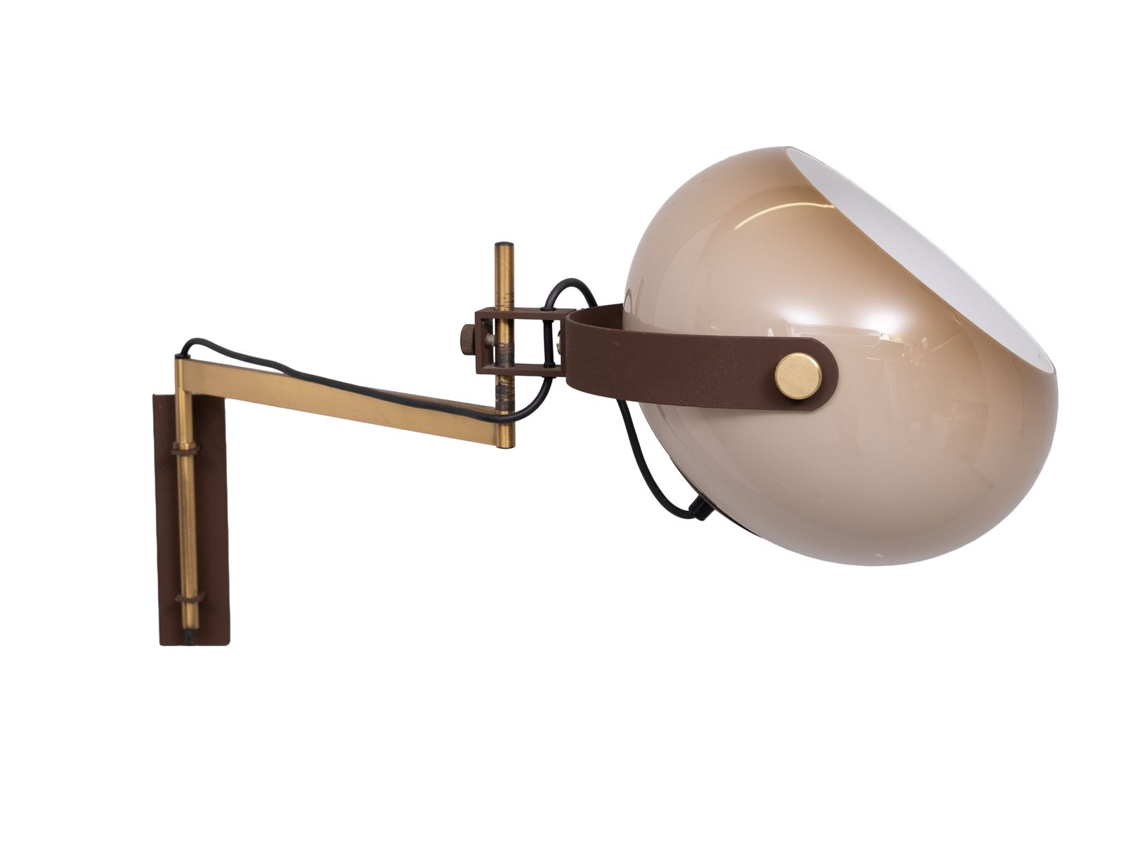 Dijkstra Spring Arm Wall Lamp 1970s Holland photo for sale