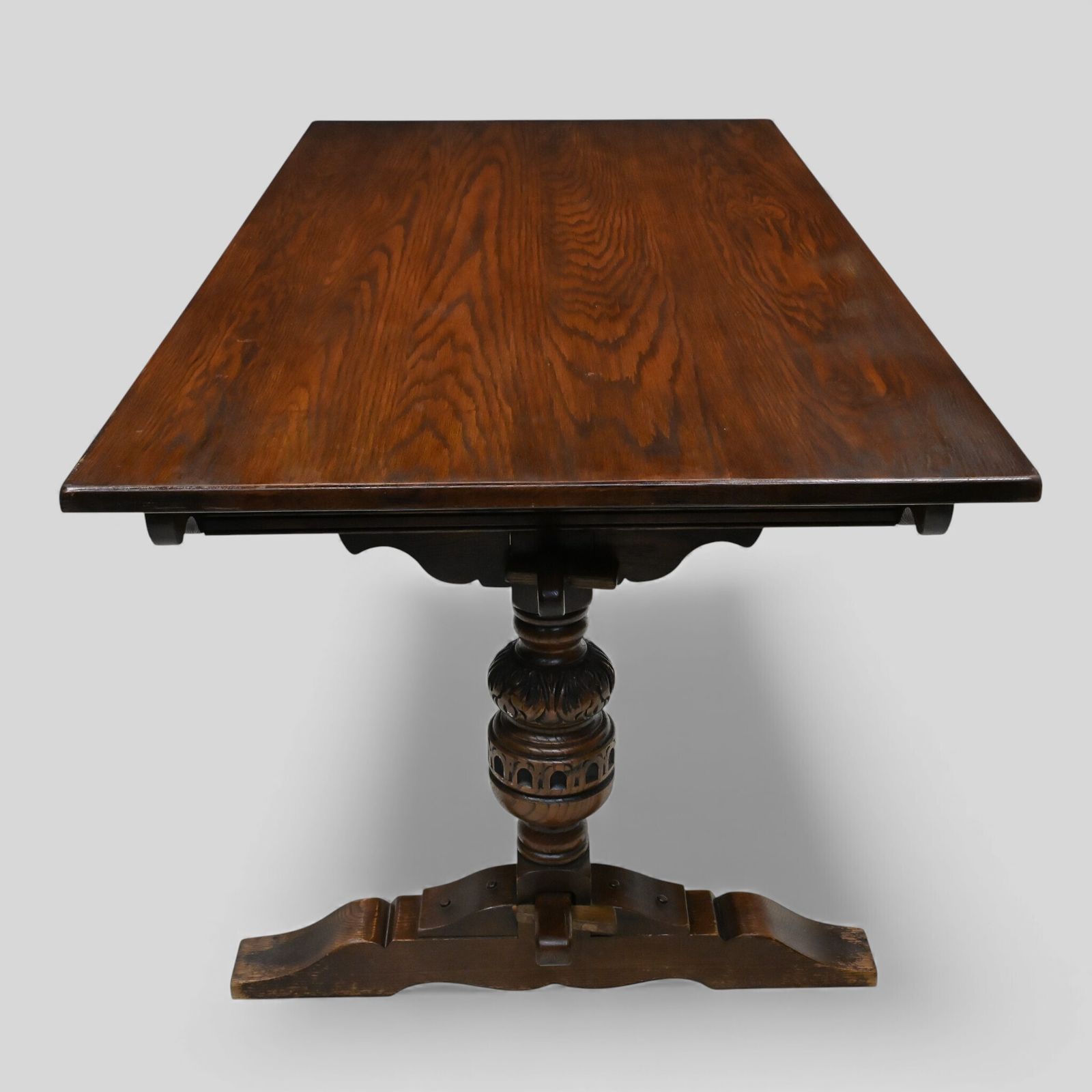 Old Charm Dining Table Can Seat 8 Refectory Tudor Brown #1727 Free Uk Delivery photo buy