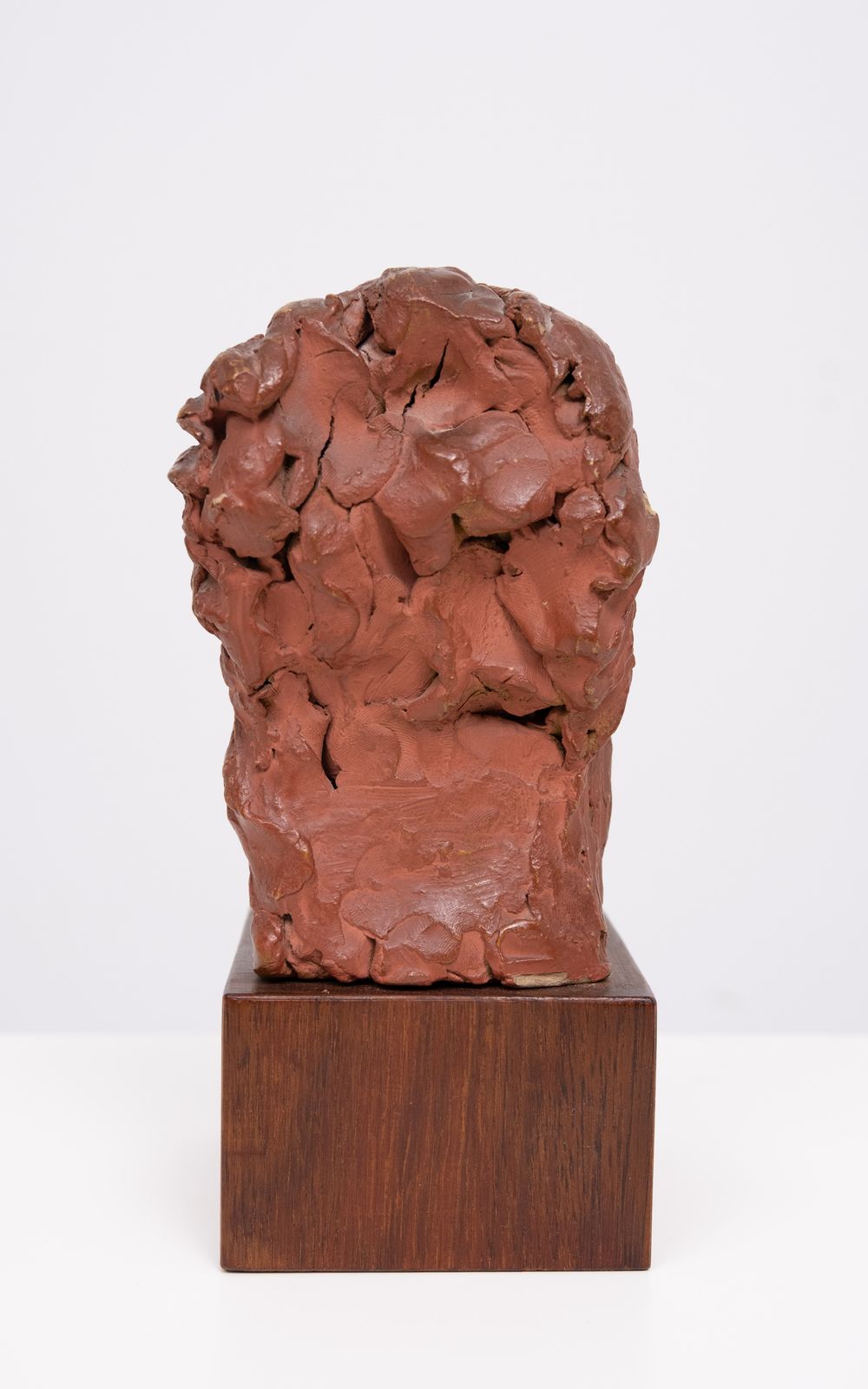 Klein Terracotta Indiaas Borstbeeld, Ca. Jaren 1960 photo vinterior