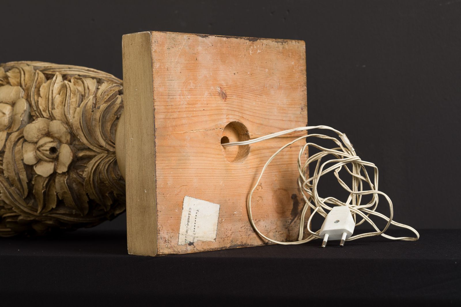 Carved Wooden Vintage Lamps, By Mariano García photo buy