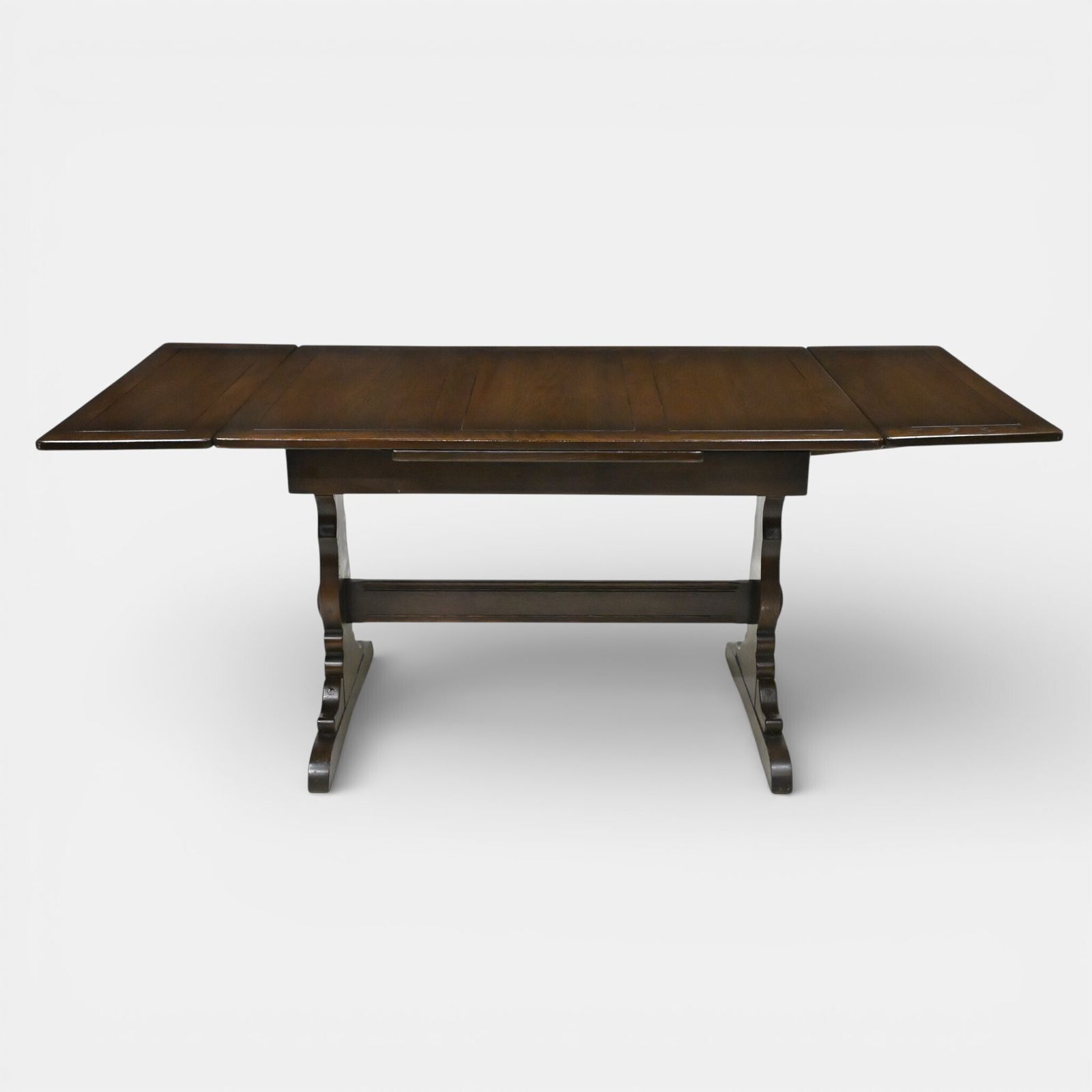 Ercol Extending Dining Table Old Colonial Dark Finish Free Uk Delivery* photo furniture
