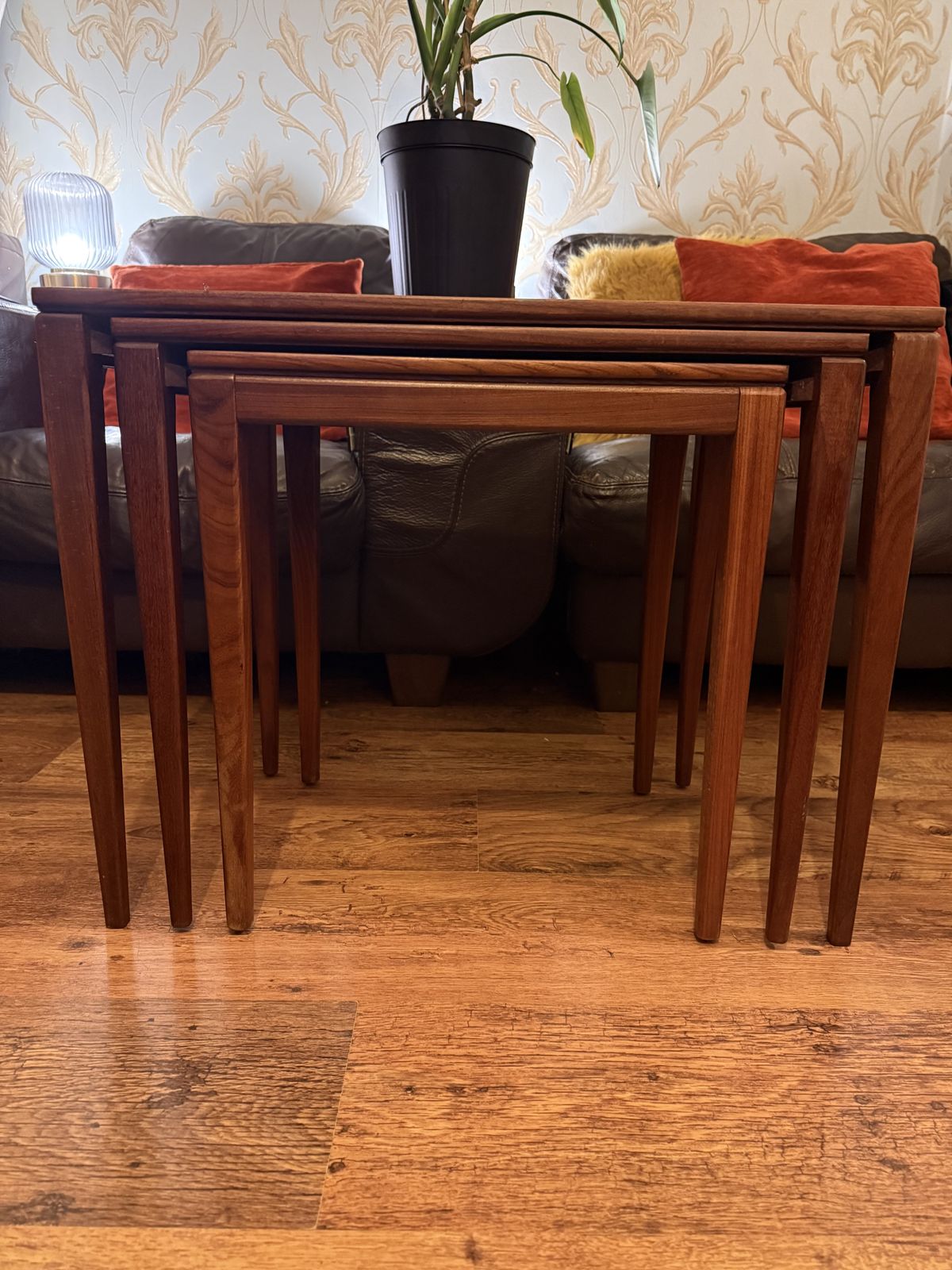 Mid Century Teak Nest Of Tables – Set Of 3 – Attributed To Richard Hornby (1960s)