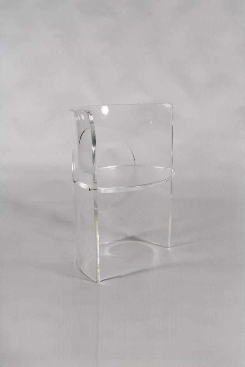 photo vinterior Rare And Beautiful Lucite & Wenge Desk Attributed To Danish Designer Poul Nørreklit * Free Uk Delivery