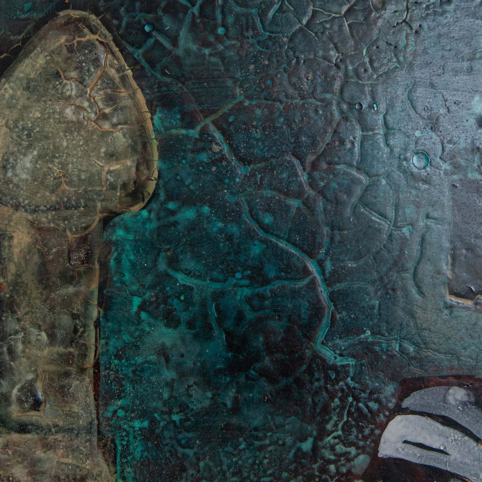 Symbolische Figurencompositie – Kring Van Hamed Nada (Egyptisch, 1924–1990) photo Kunst