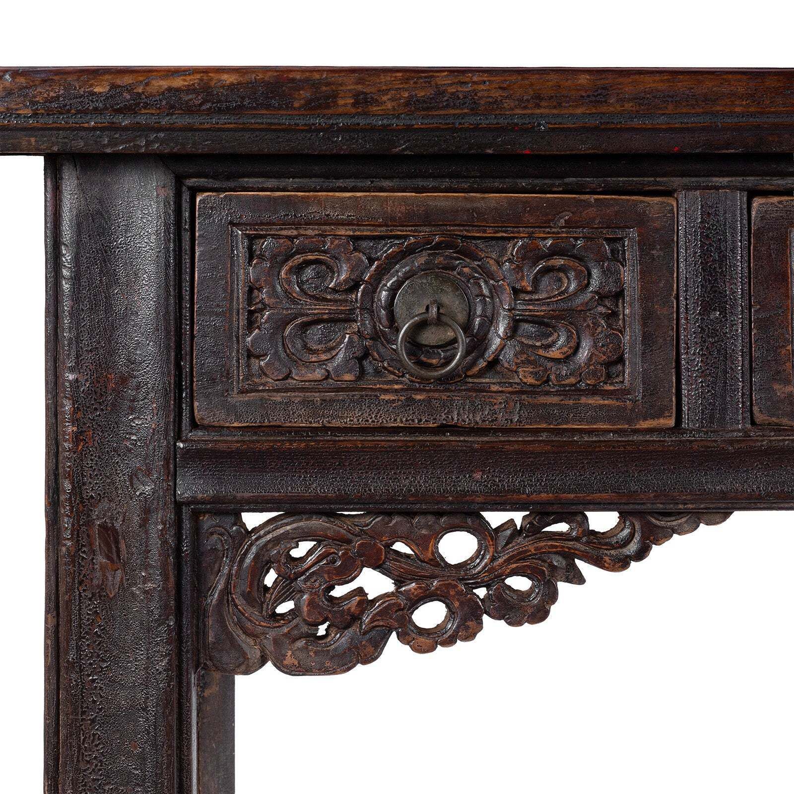 Carved Altar Table From Shanxi   18th Century photo furniture