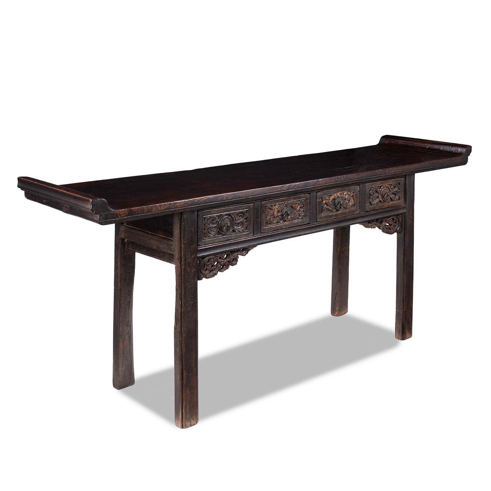 Carved Altar Table From Shanxi   18th Century photo for sale
