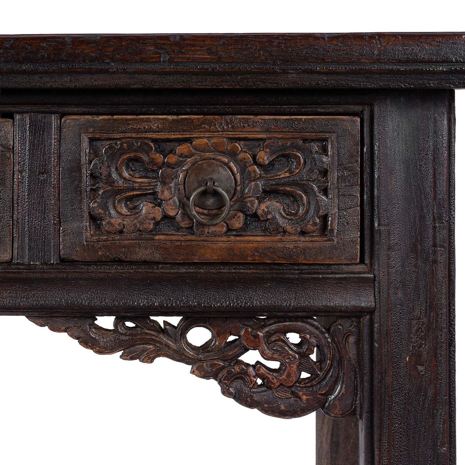 Carved Altar Table From Shanxi   18th Century photo 3245.0