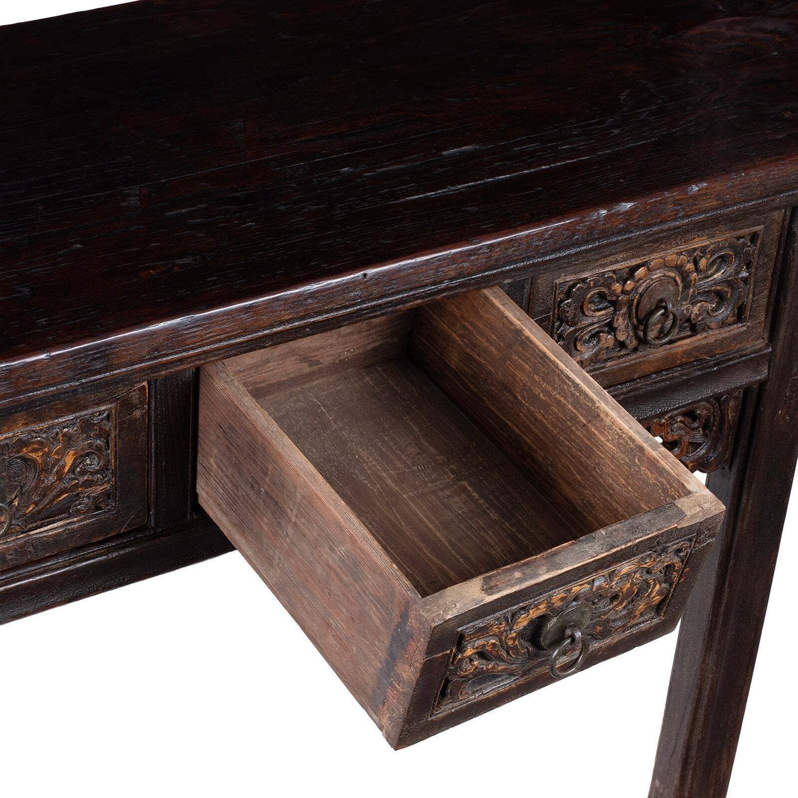 Carved Altar Table From Shanxi   18th Century photo vintage