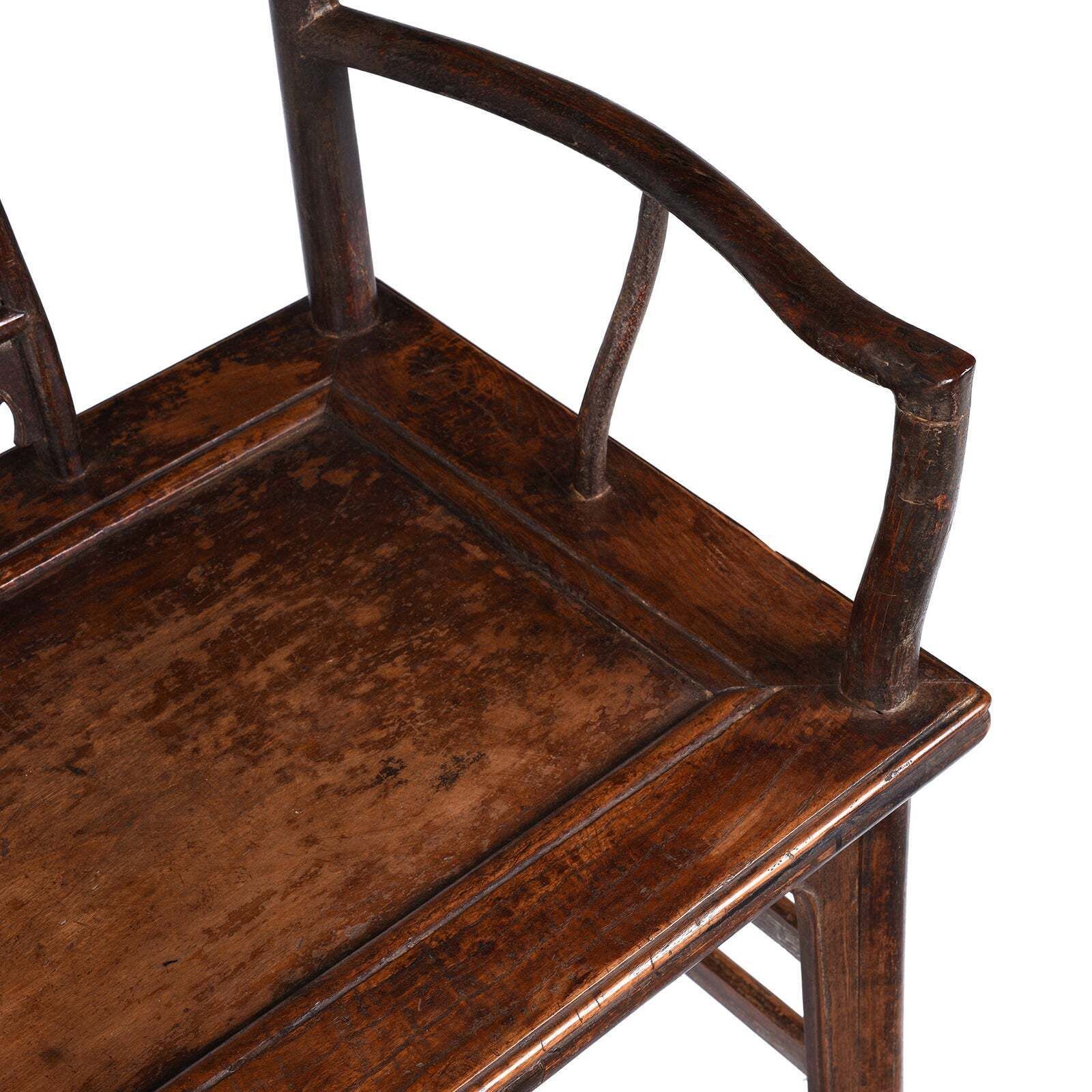 photo for sale Short Backed Elm Southern Officials Hat Armchair   19th Century
