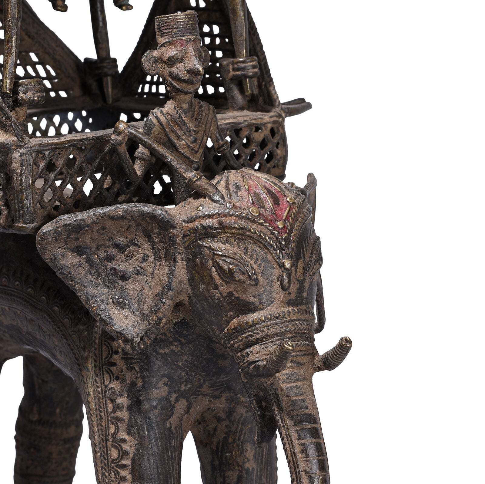 Bastar Brass Elephant From Chhattisgarh   19th Century photo buy