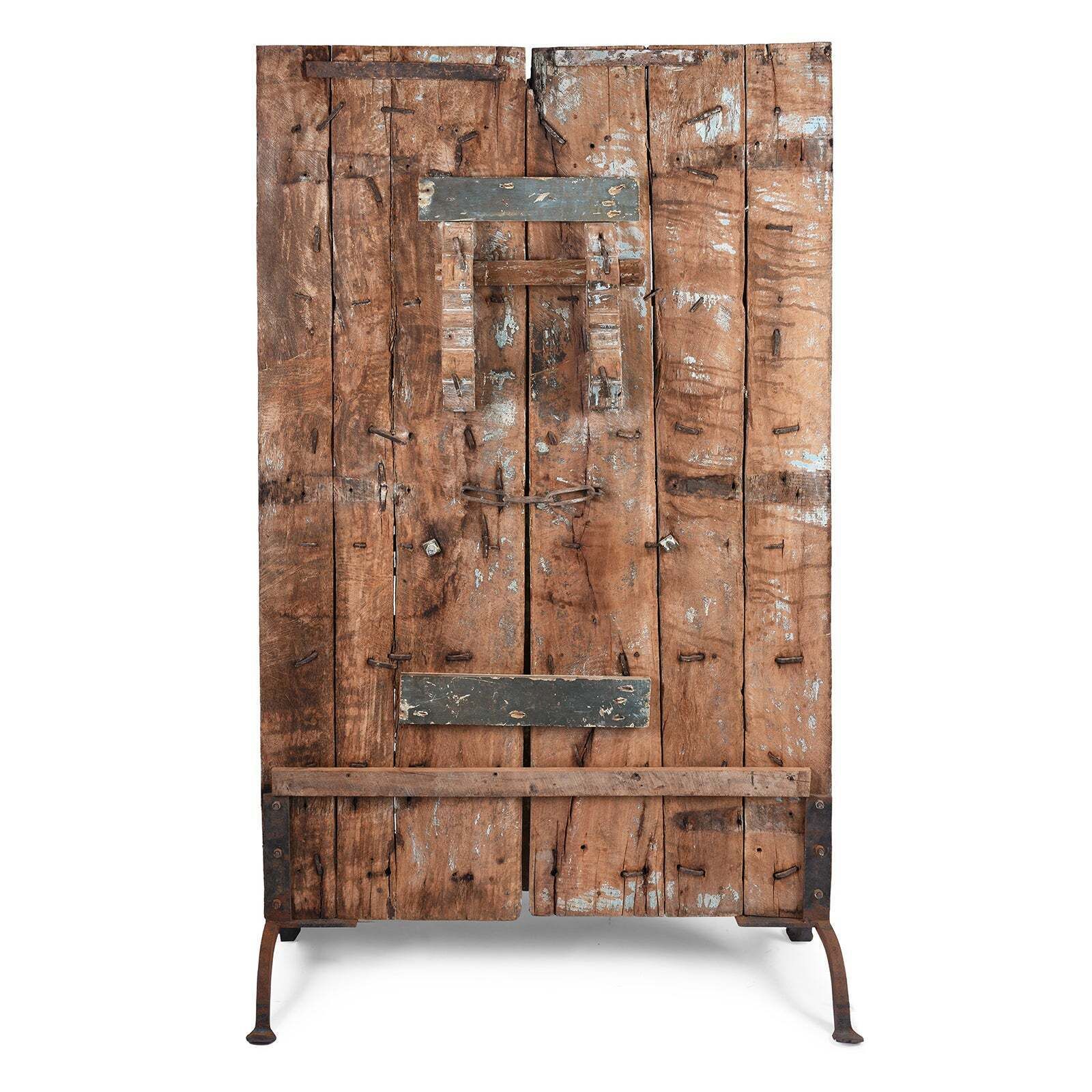 photo furniture Carved Teak Doors From Kutch   Early 19th Century