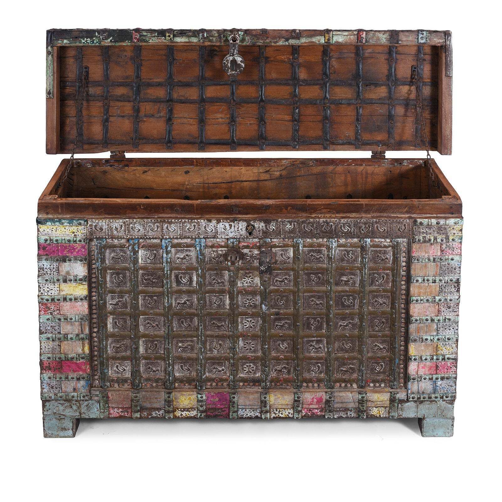 Painted Pithara Console Chest   19th Century photo furniture