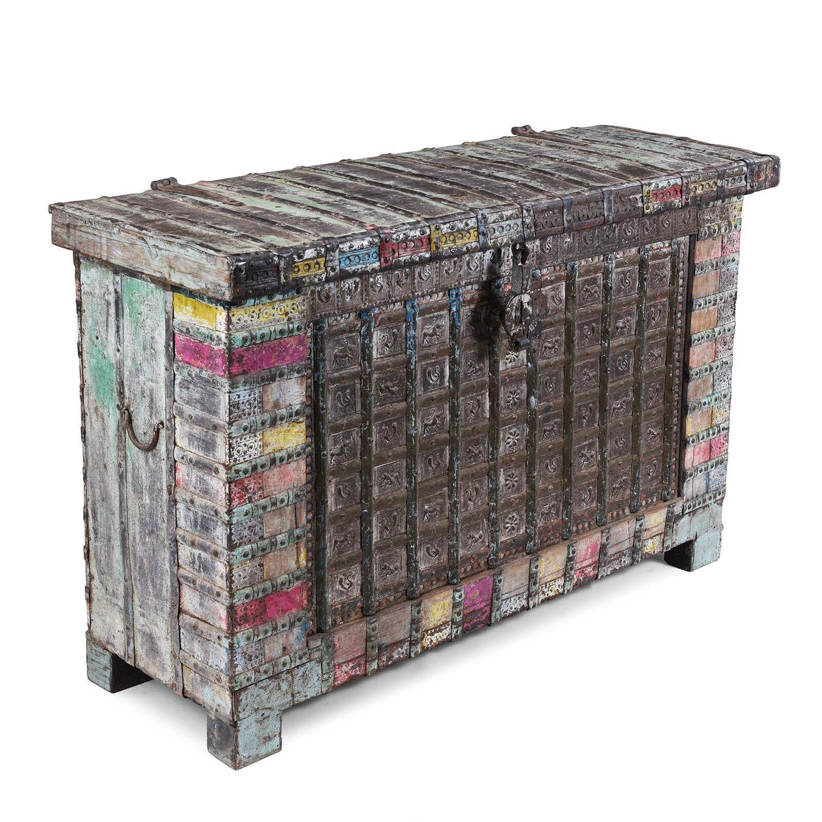 Painted Pithara Console Chest   19th Century photo Furniture
