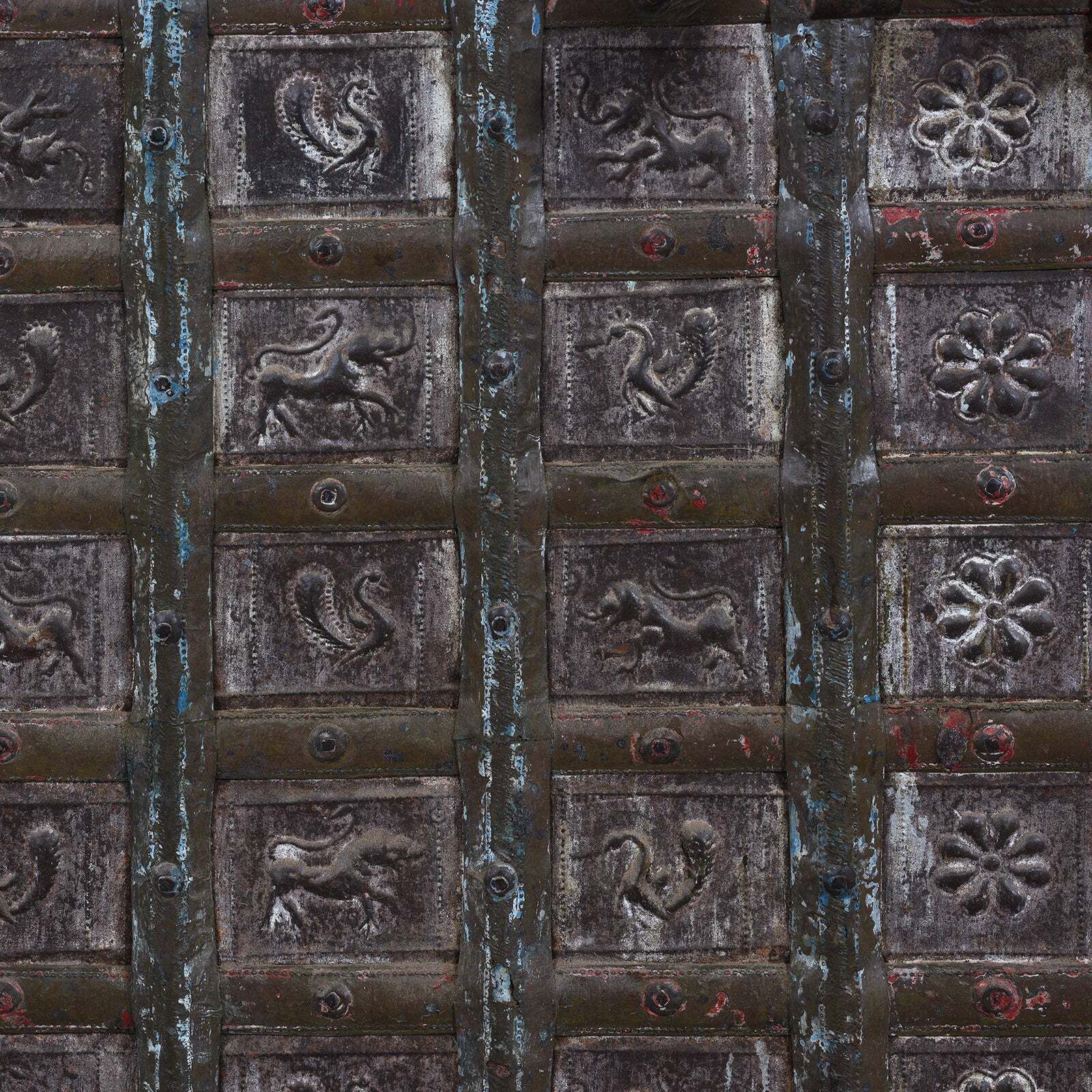 Painted Pithara Console Chest   19th Century photo 1095.0
