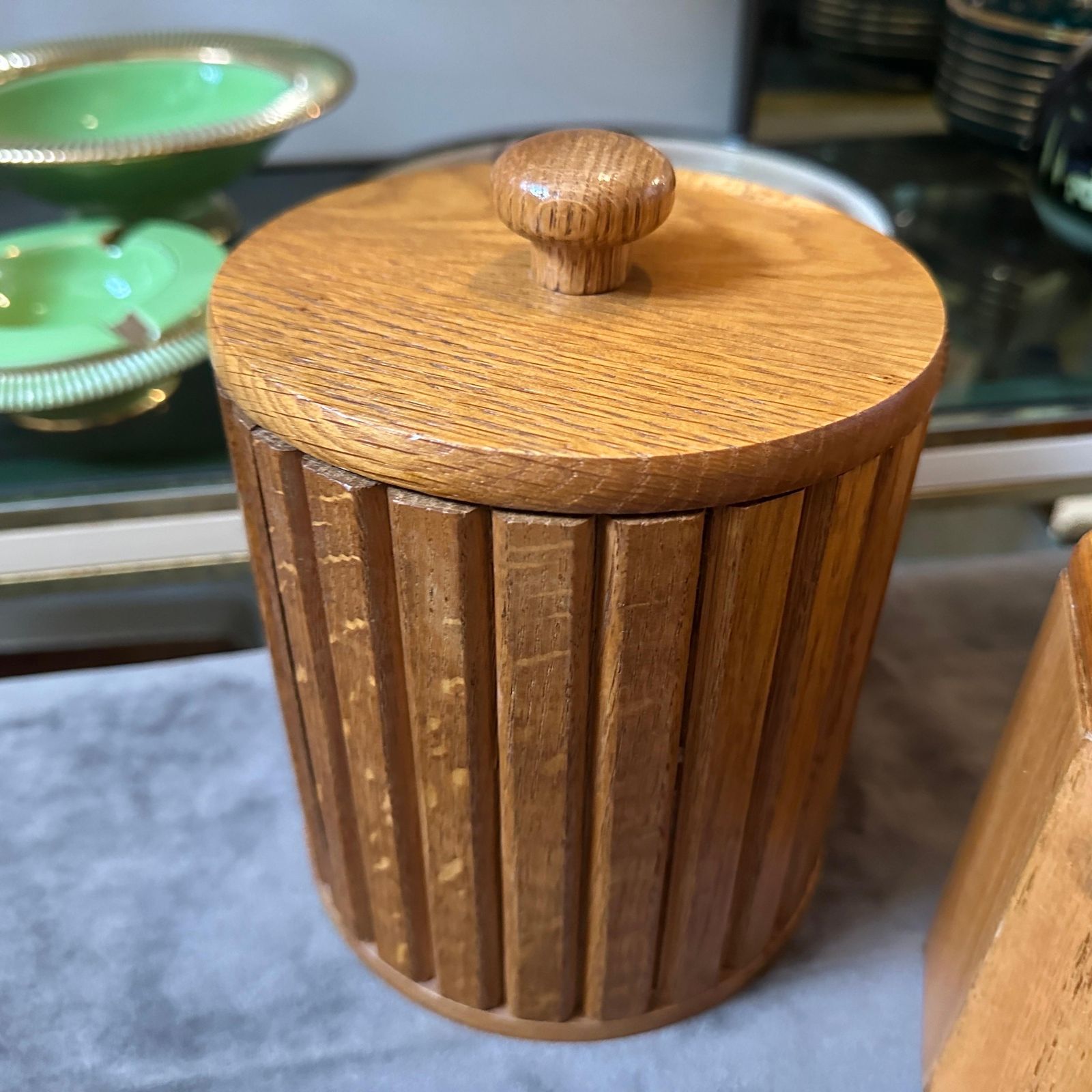 Set Of Three 1960s Scandinavian Style Wood And Plastic European Ice Buckets photo 828.0