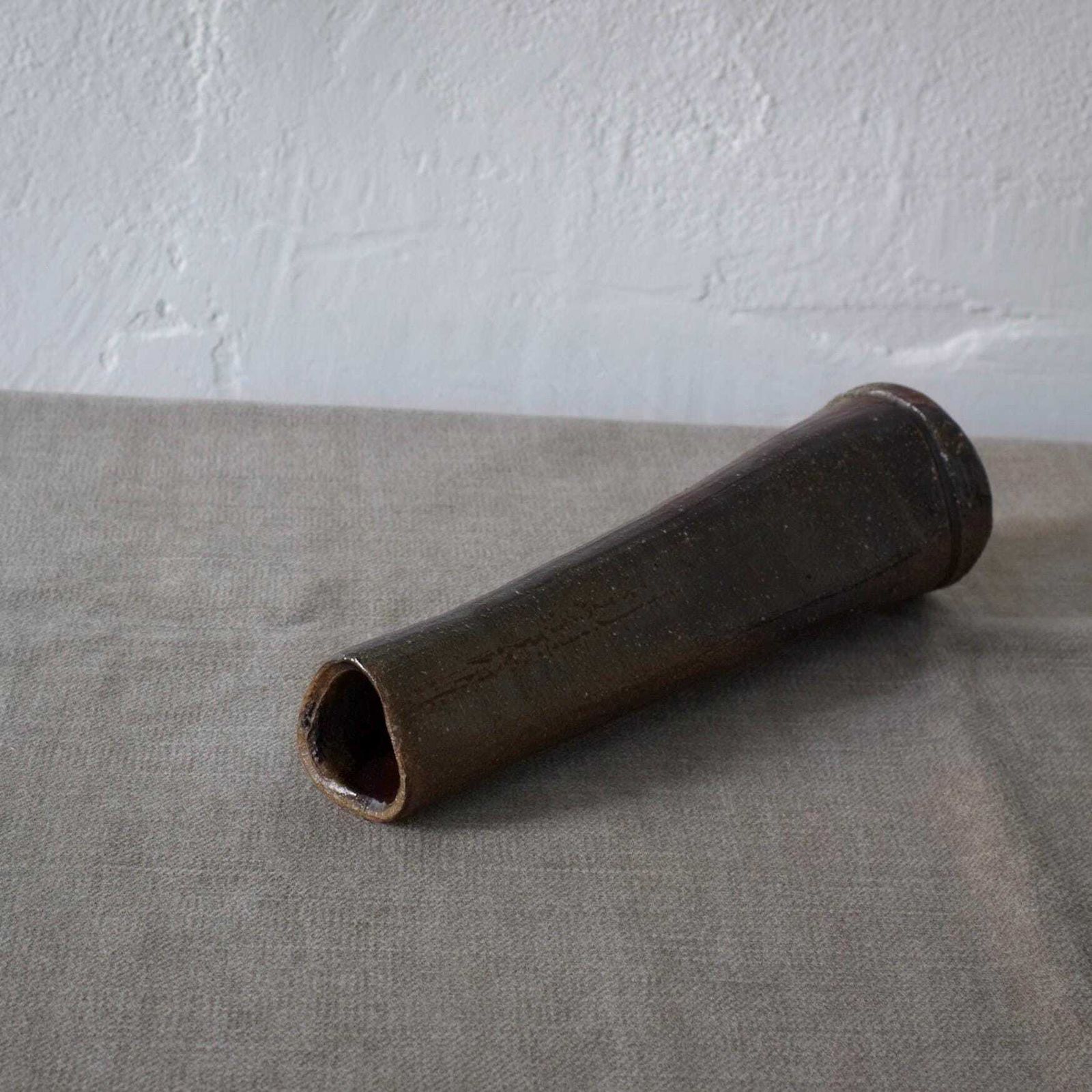 2 Wabi Sabi Stoneware Vases | Japan | 20th Century photo vintage