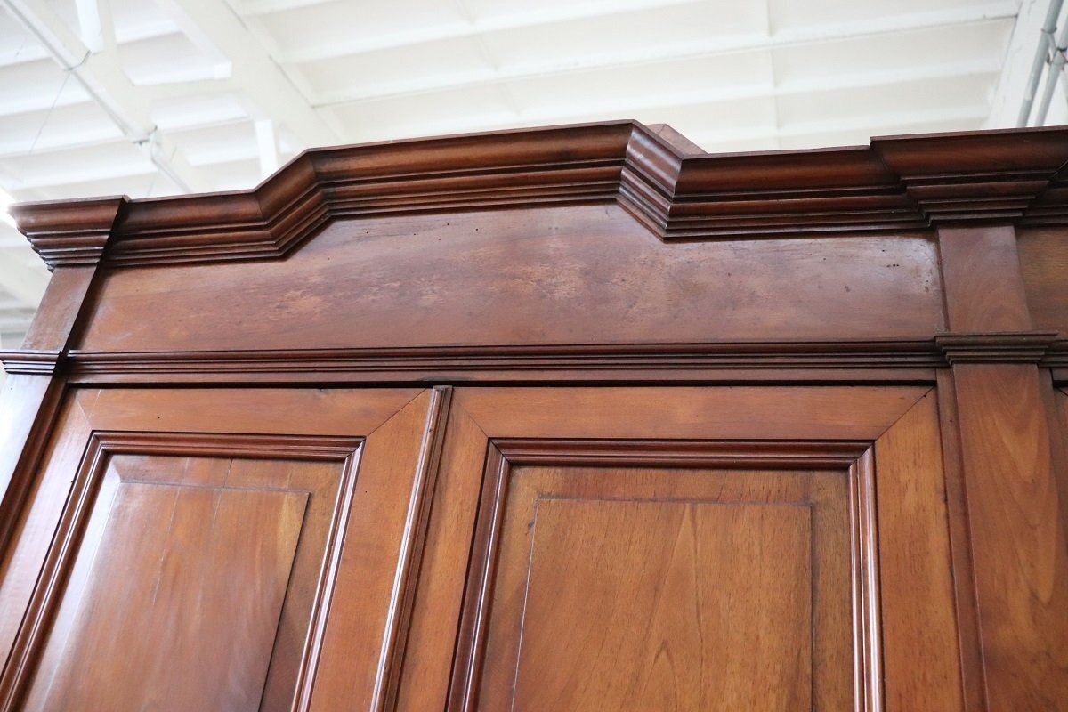 photo buy Large Antique 19th Century 4 Door Wardrobe In Walnut