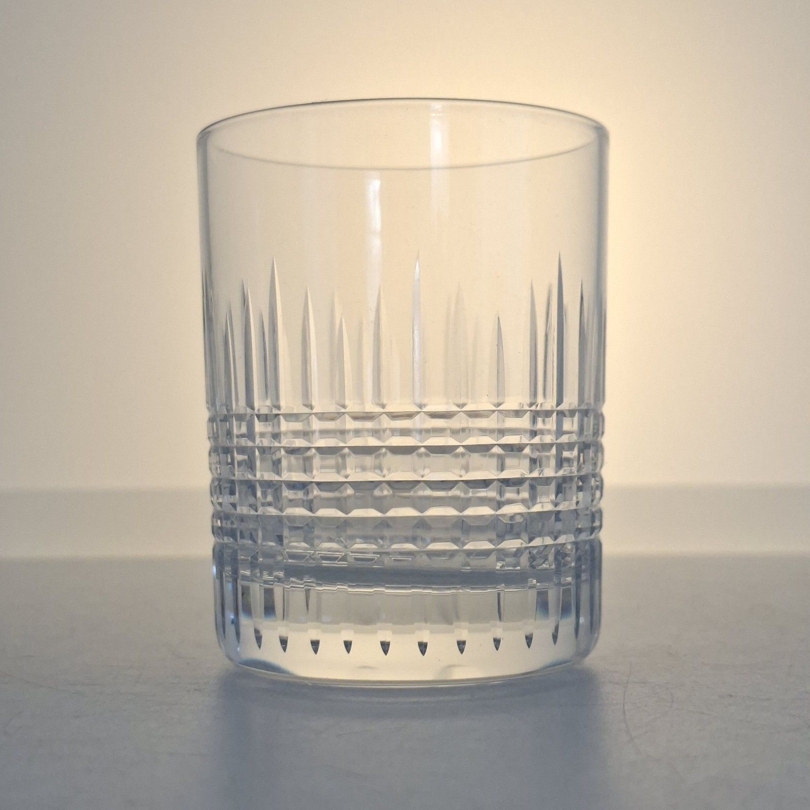 495.0 Baccarat Nancy Crystal Glass Decanter Tumbler Set Vintage French Hand Cut photo