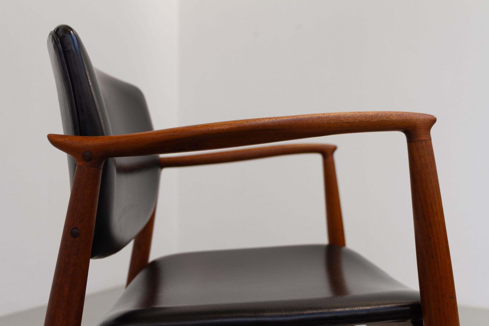 Danish Teak Captain's Chair By Erik Buch For ørum, 1960s. photo furniture