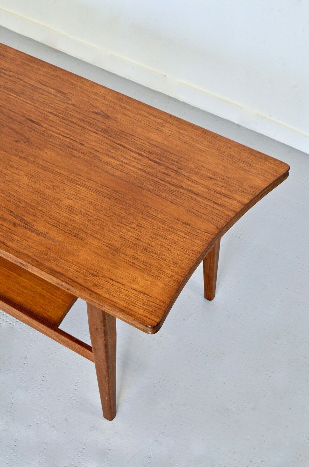 Midcentury Richard Hornby For Heals Two Tier Teak Coffee Table Modern Danish Style photo furniture
